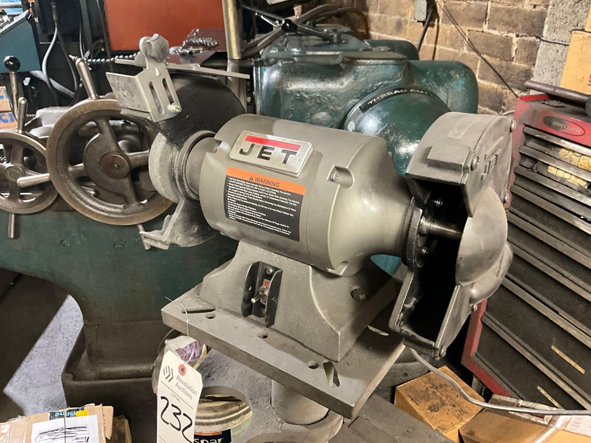 JET 8 INCH SHOP BENCH GRINDER - Image 2 of 3