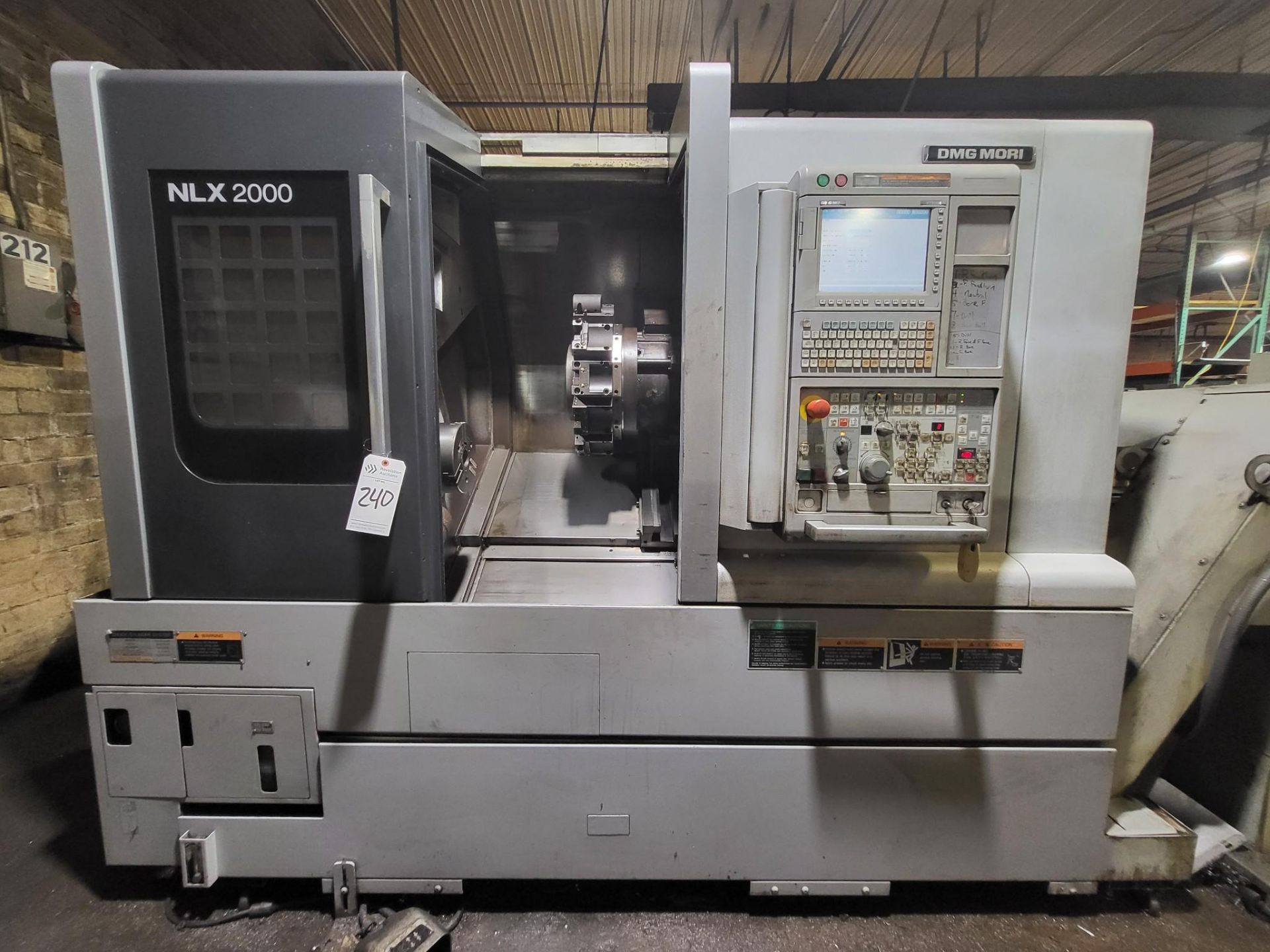 2015 DMG MORI NLX 2000 MC/500 CNC TURNING CENTER W/ LIVE MILLING - Image 3 of 20