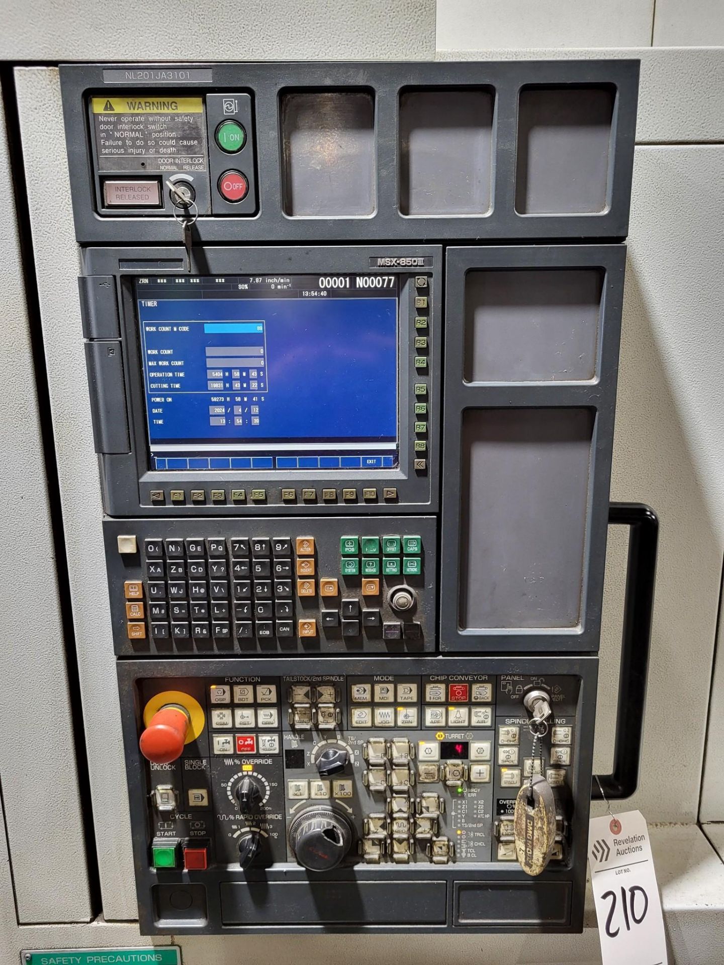 2010 MORI SEIKI NL 2000 MC/500 CNC TURNING CENTER W/ LIVE MILLING - Image 16 of 20