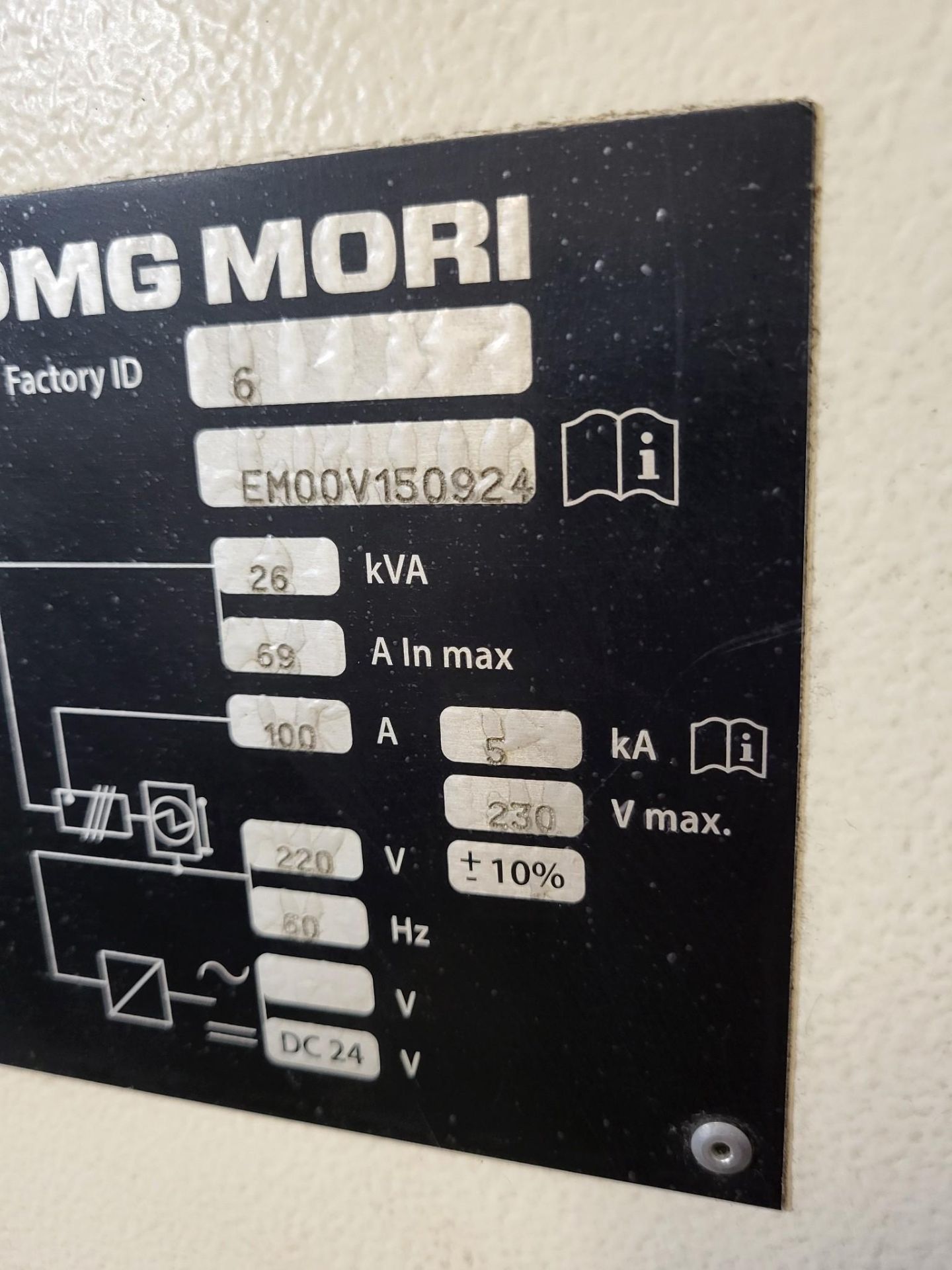 2016 DMG MORI ECOMILL 1100V VERTICAL MACHINING CENTER - Image 26 of 28