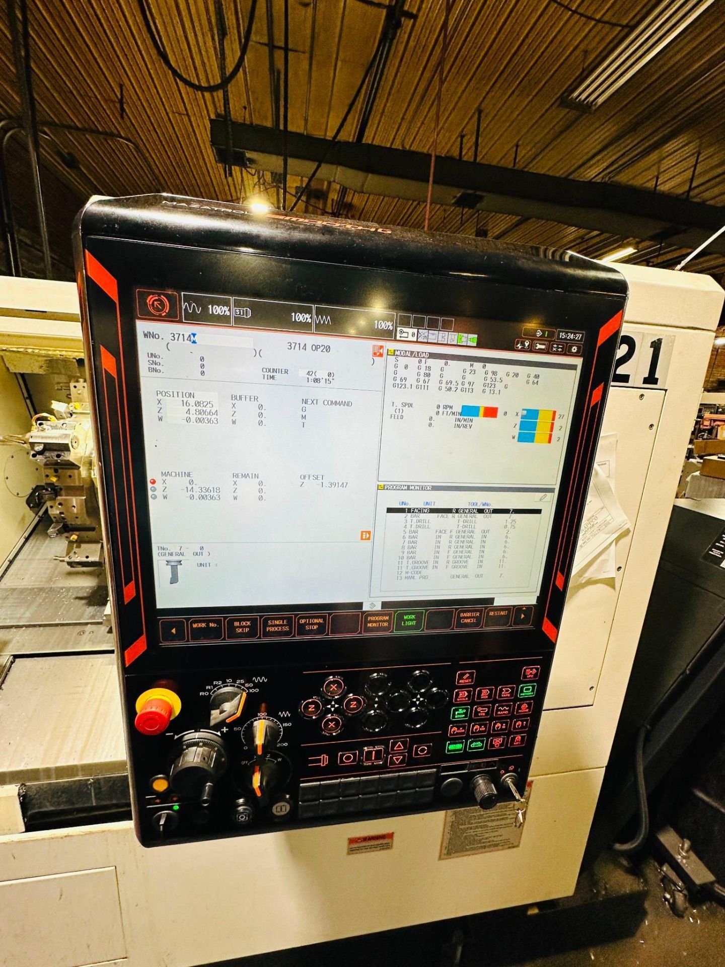 2022 MAZAK QUICK TURN 200 CNC LATHE - Image 8 of 18