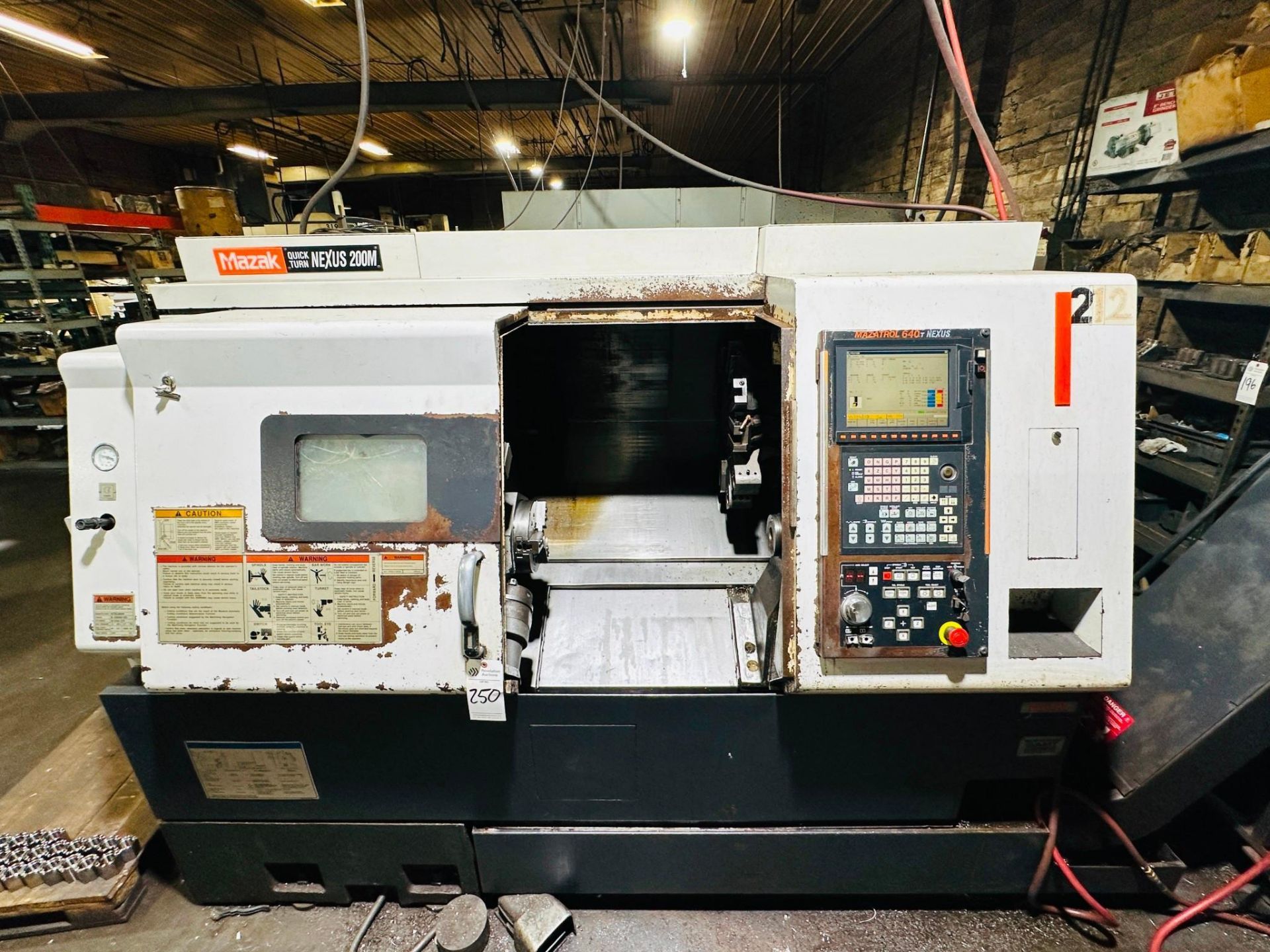 2005 MAZAK QUICK TURN 200M CNC LATHE W/ LIVE MILLING - Image 5 of 16