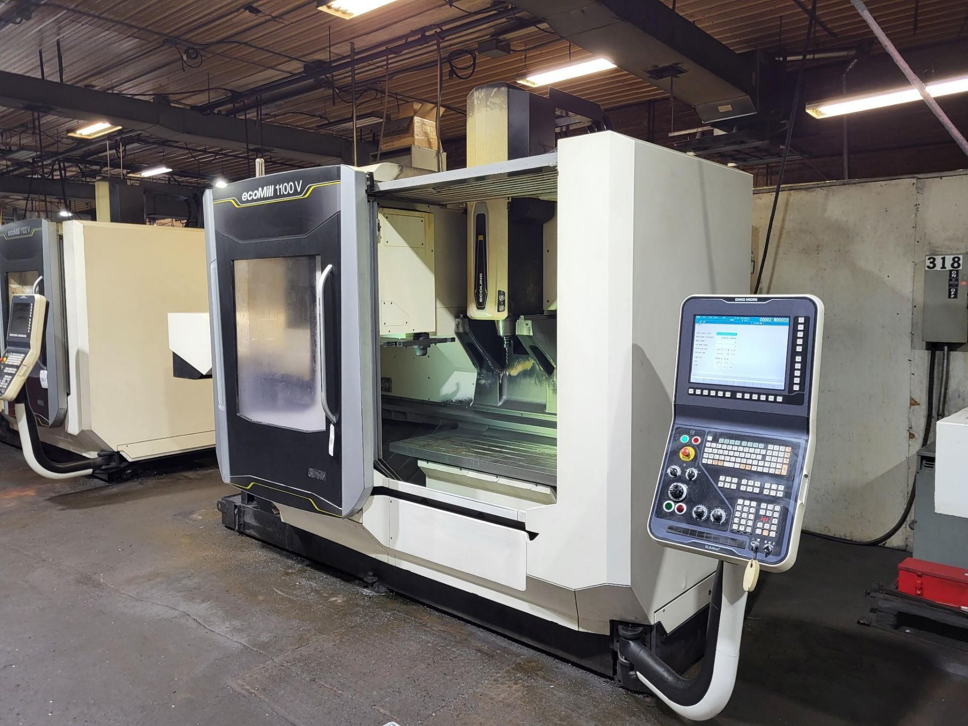 2016 DMG MORI ECOMILL 1100V VERTICAL MACHINING CENTER - Image 8 of 24