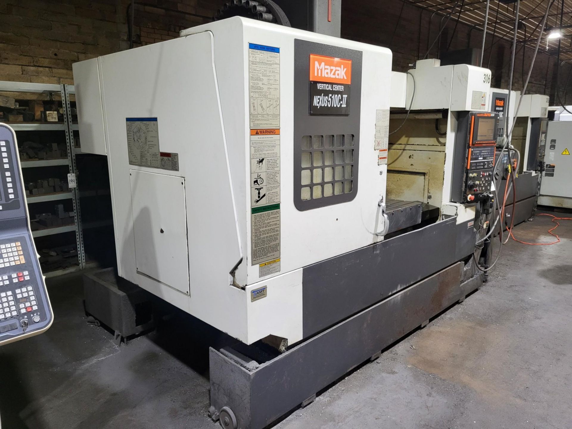 2006 MAZAK NEXUS VCN 510C-II CNC VERTICAL MACHINING CENTER - Image 4 of 14