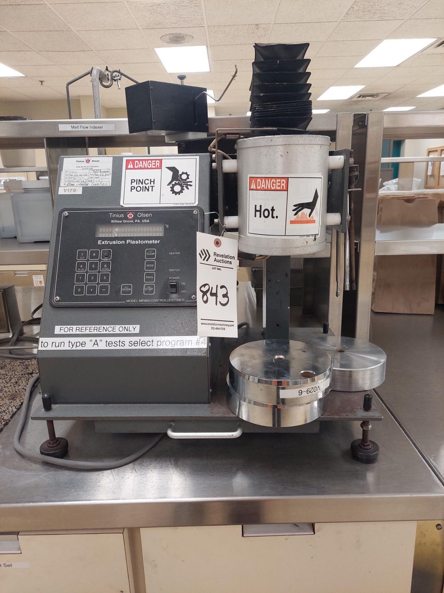 TINIUS OLSEN MP993 MELT INDEXER