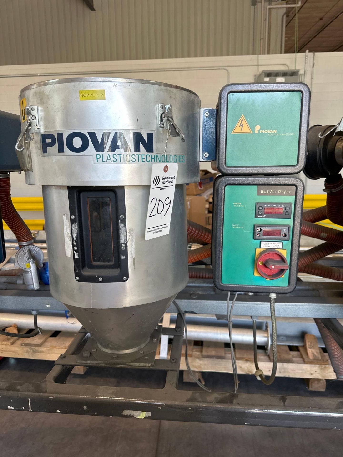 (4) PIOVAN HOT AIR DRYERS - Image 2 of 7