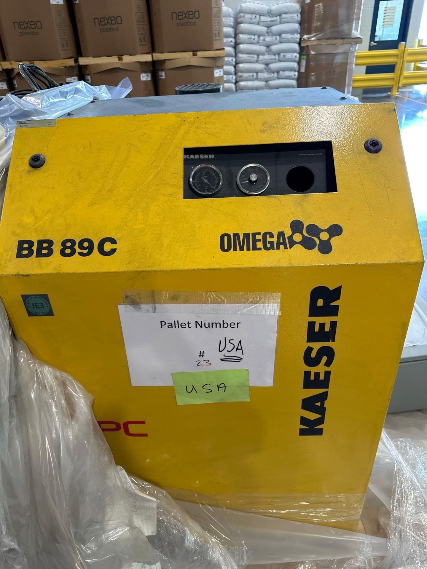 KAESER BB89C OMEGA BLOWER, APPROX 10HP - Image 2 of 3