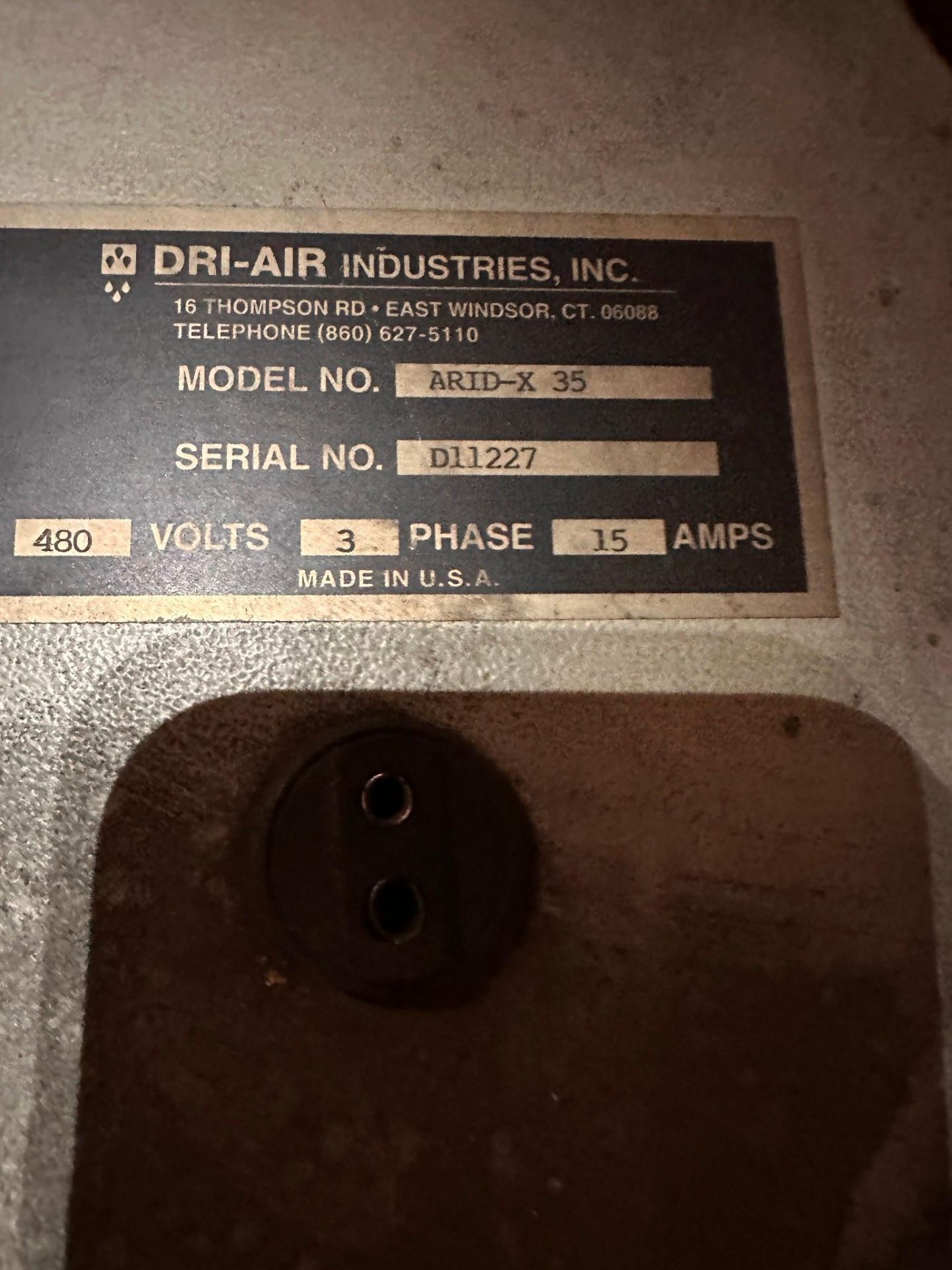 DRI-AIR DRYER MODEL ARID-X 35 35 CFM - Image 6 of 7