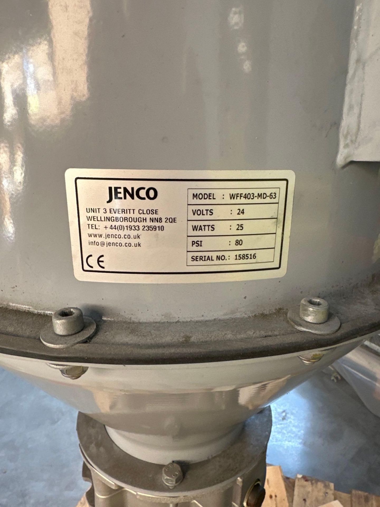 JENCO WFF403-MD-63 FILTER HOUSING - Image 6 of 7