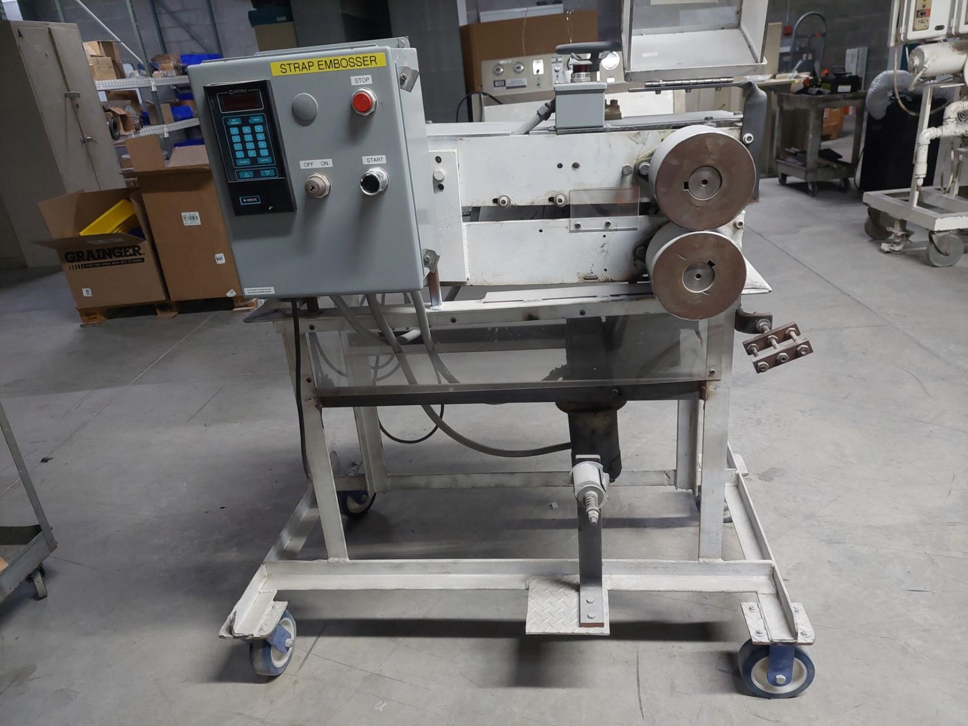 TWO ROLL EMBOSSER 6" DIA X 5" FACE