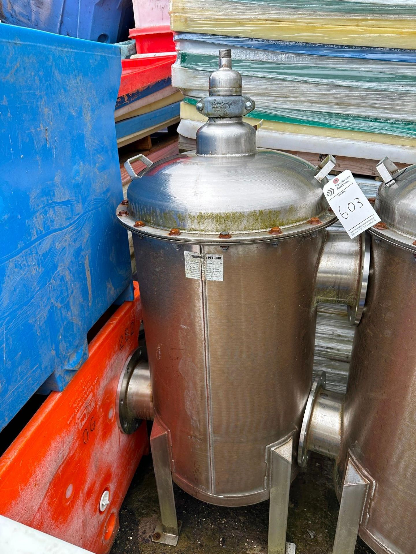 STAINLESS STEEL HOLDING TANK
