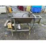 STAINLESS STEEL AUGER HOPPER