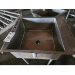 STAINLESS STEEL SINKS (X3)