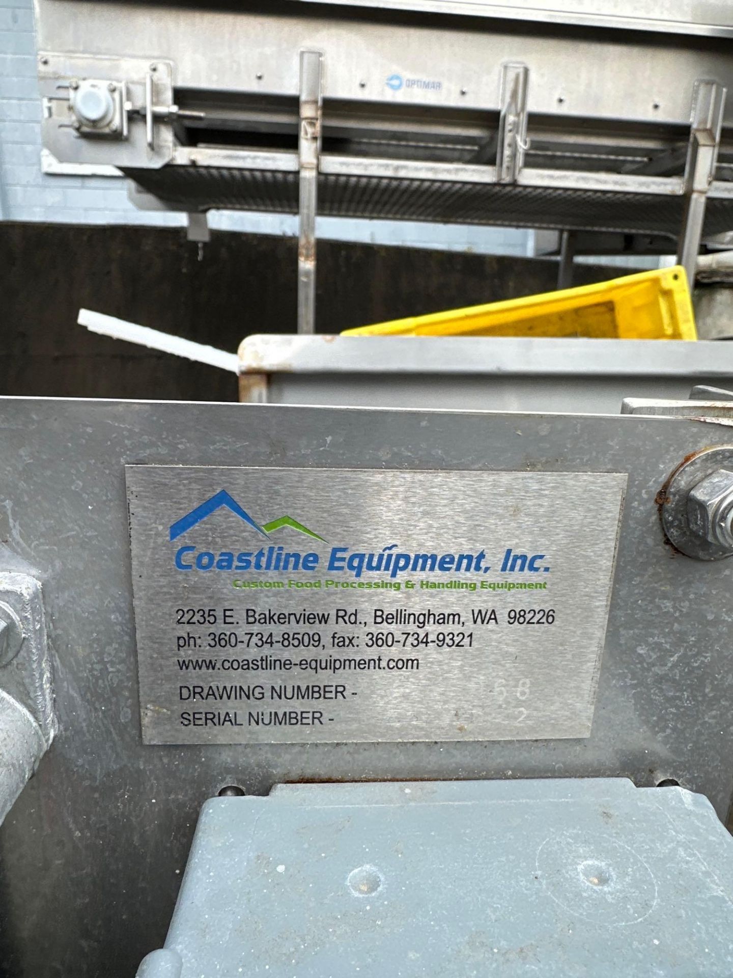 COASTLINE EQUIPMENT METAL CHAINED CONVEYOR - Image 3 of 4