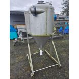 STAINLESS STEEL CONICAL TANK