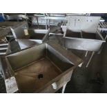 (3) STAINLESS STEEL SINKS