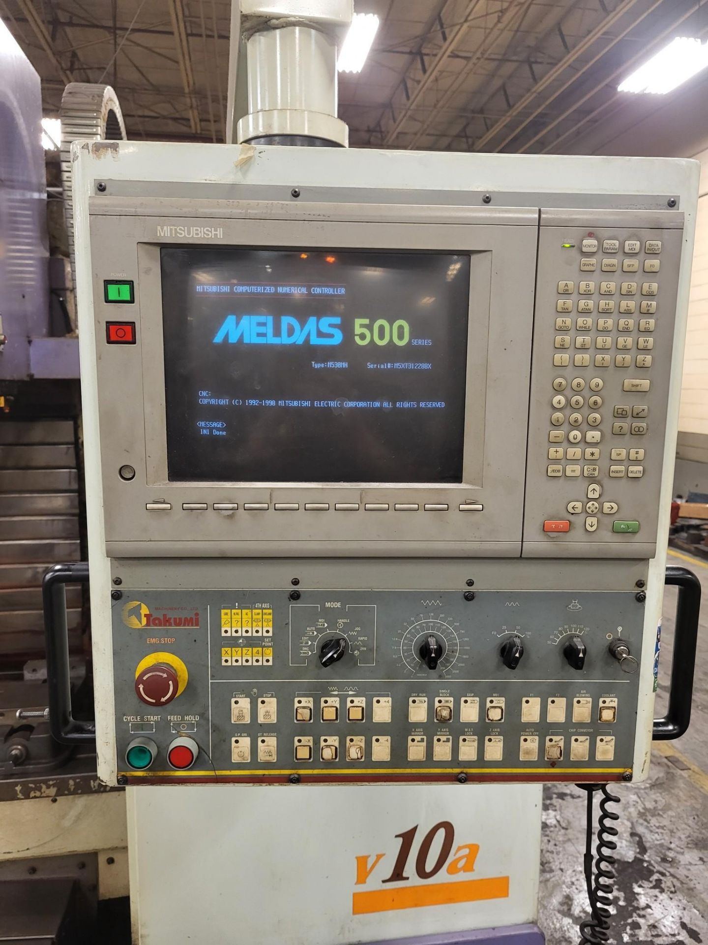 TAKUMI SEIKI V10A VERTICAL MACHINING CENTER, 1999 - Image 9 of 11