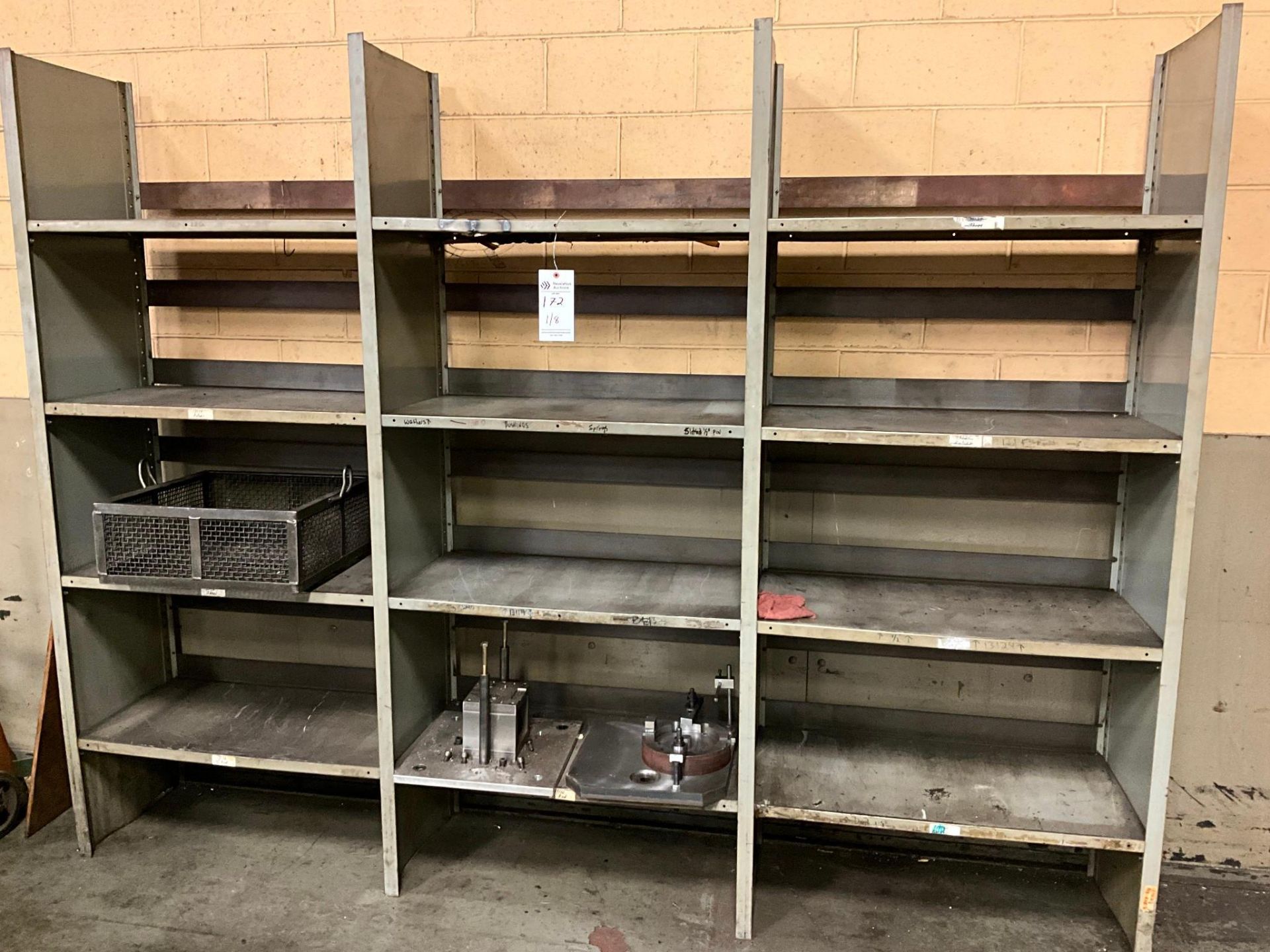 (8) STEEL SHELVES, TABLES, AND CABINETS - Image 5 of 8