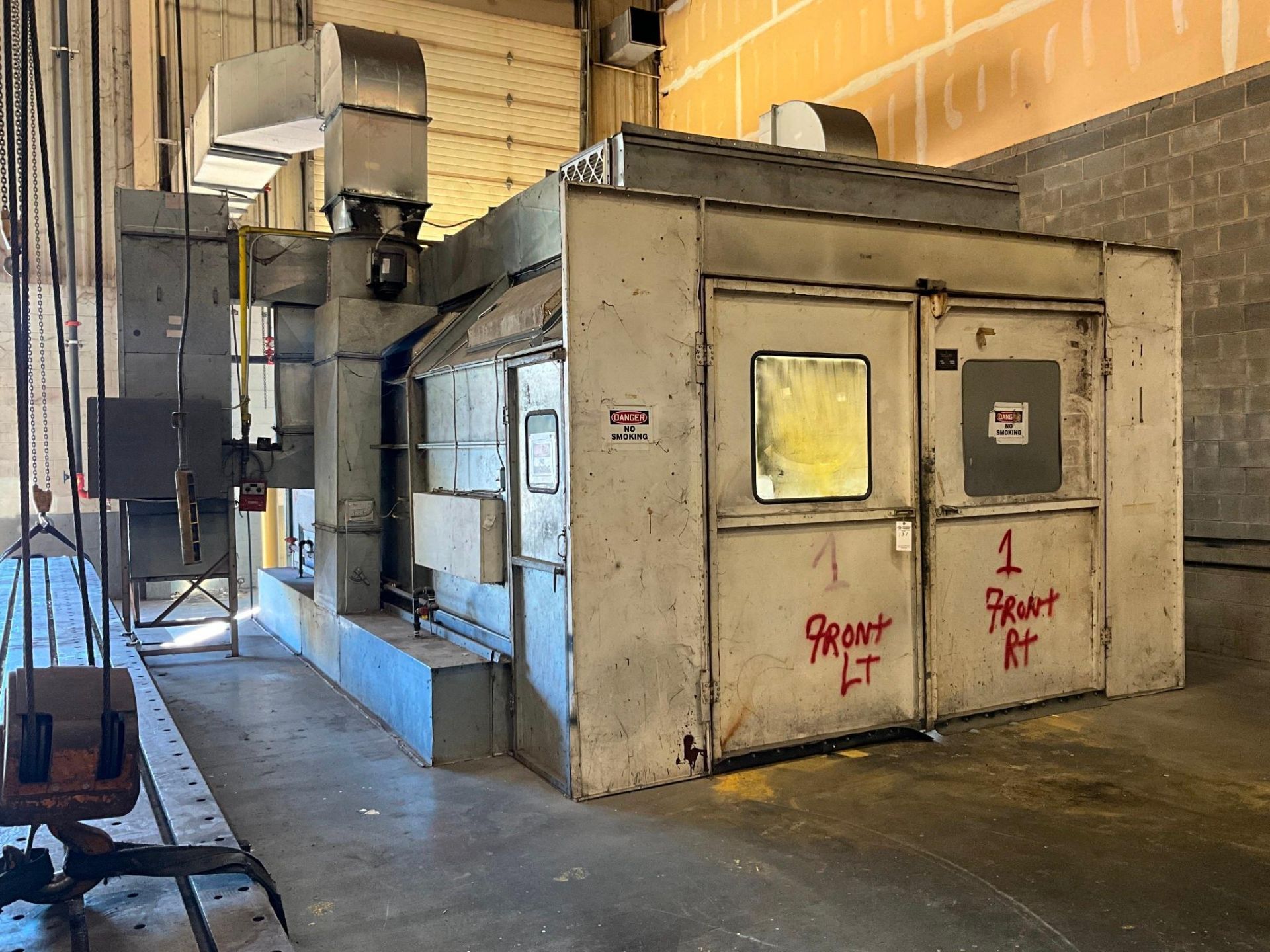 CAROLINA VIRGINIA HEATED SPRAY BOOTH 14'x24' - Image 7 of 23