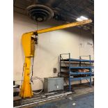 1000 LBS BASE MOUNTED JIB CRANE W/ HOIST