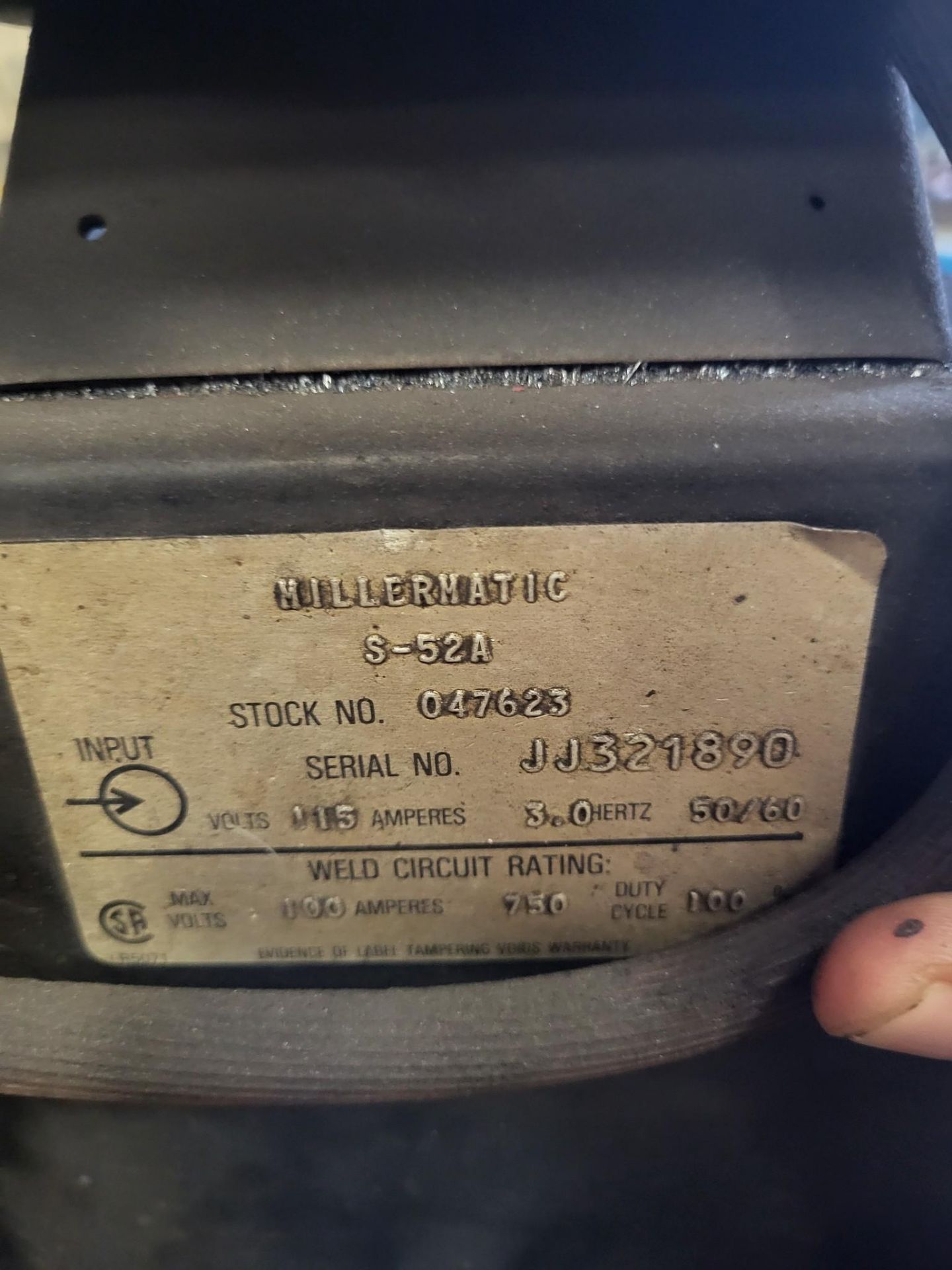 MILLER DELTAWELD 451 CONSTANT VOLTAGE DC WELDING POWER SOURCE - Image 10 of 11