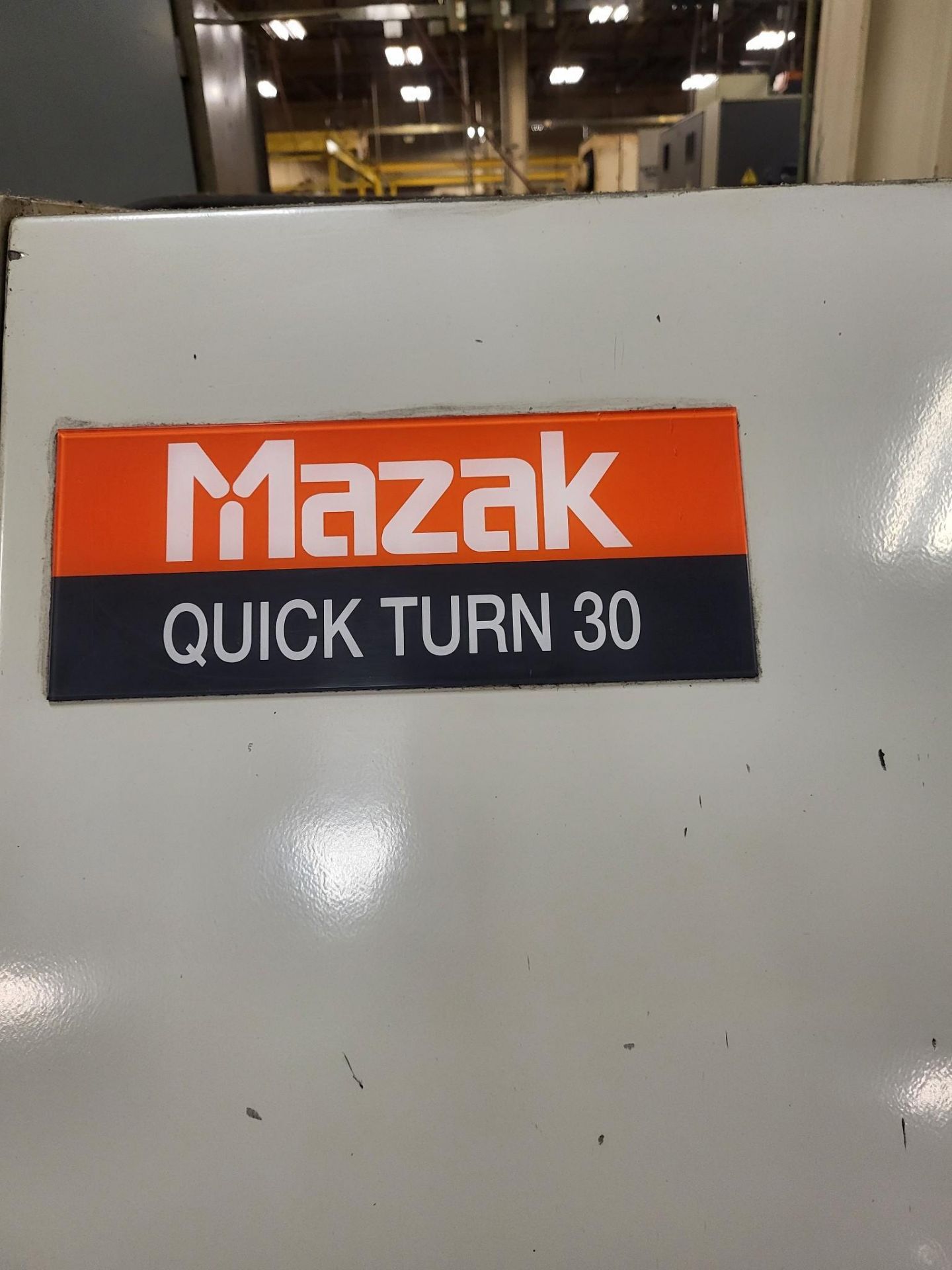 1996 MAZAK QUICK TURN 30 CNC LATHE W/ MAZATROL T PLUS CONTROL - Bild 9 aus 16