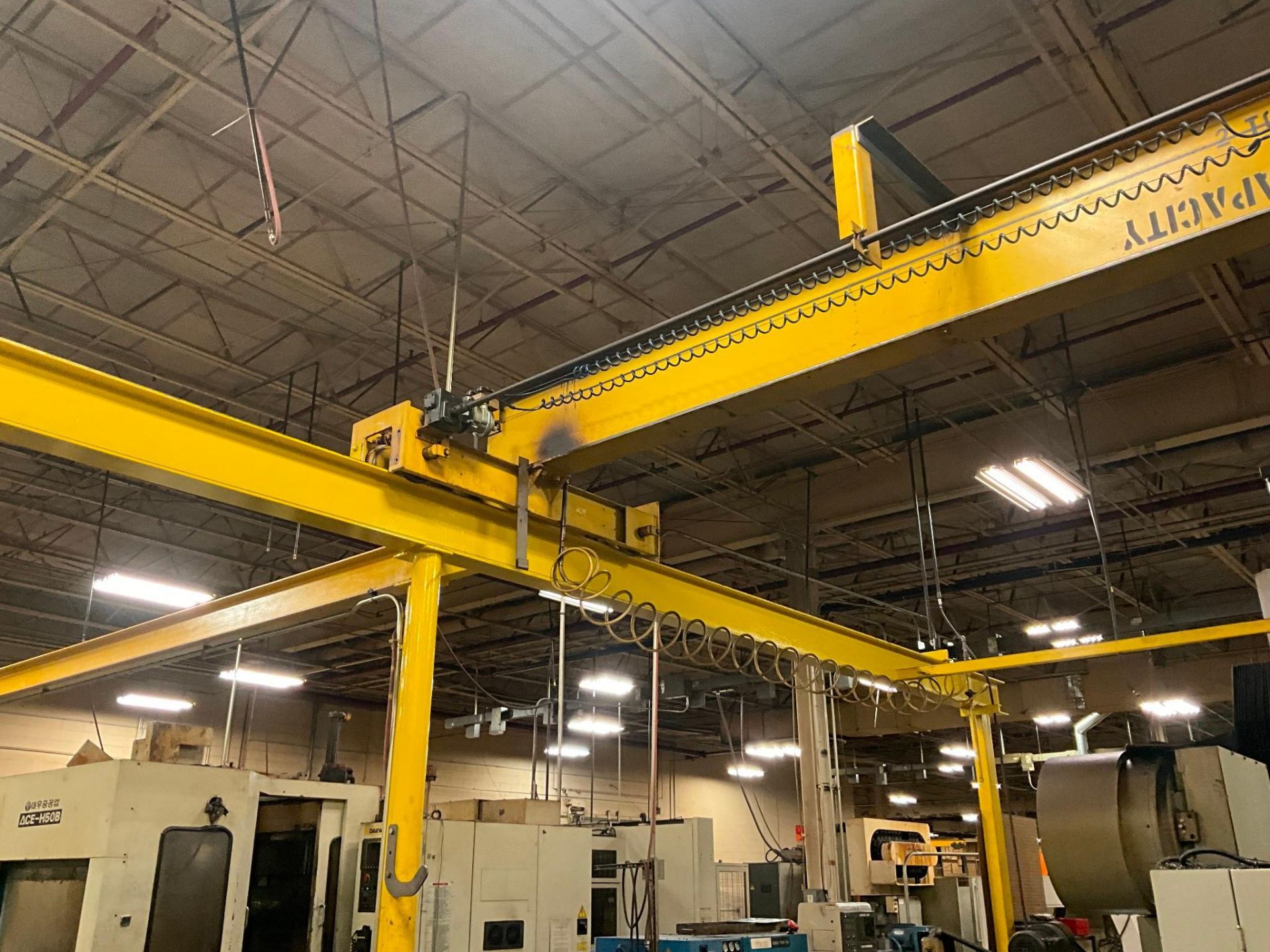 APPLIED CRANE INC. 2 TON CRANE BRIDGE GANTRY CRANE - Image 3 of 10