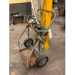 GAS WELDING CART WITH REGULATORS