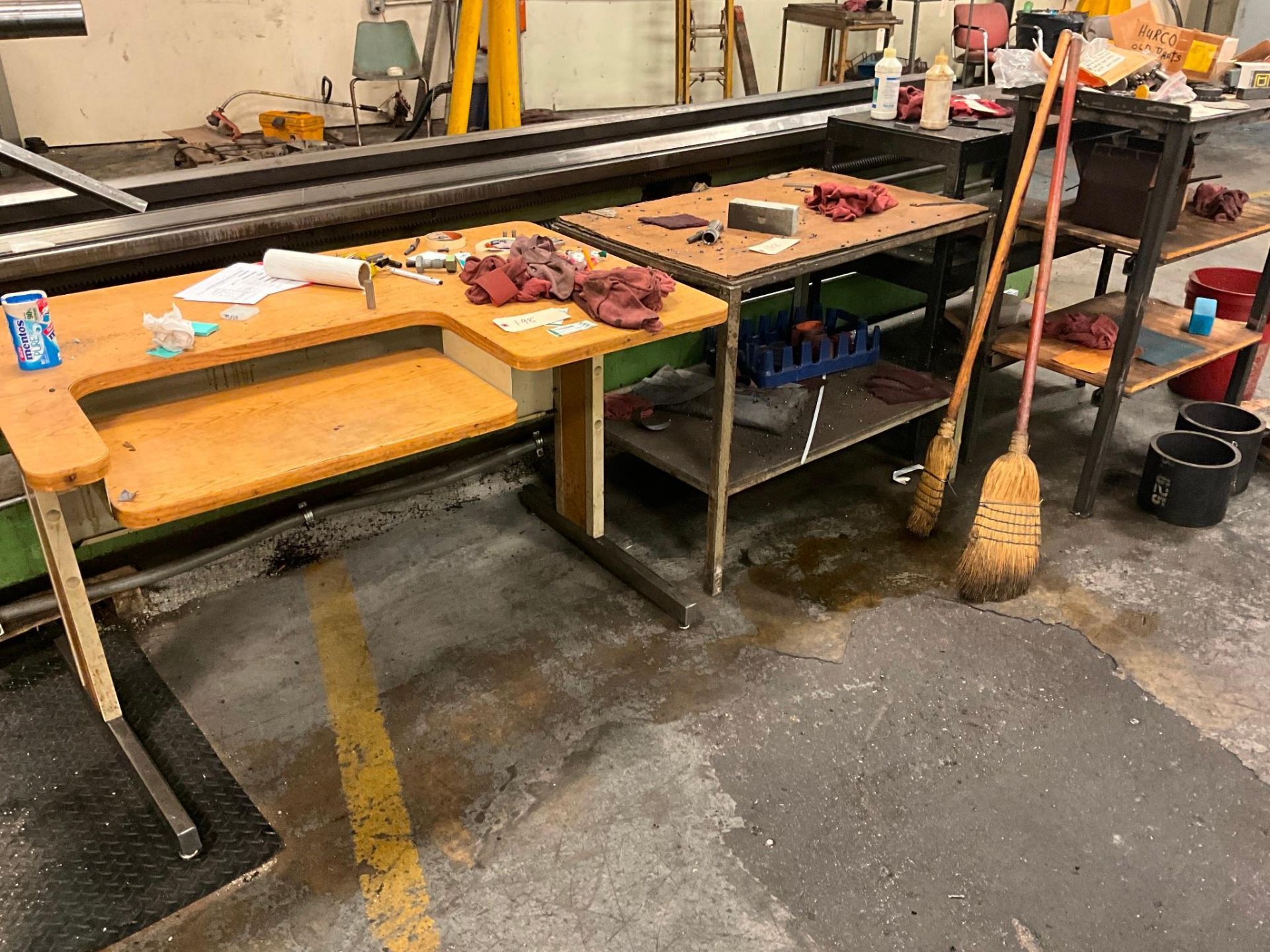 ASSORTED TABLES, SHELVES, AND CABINET - Image 15 of 18