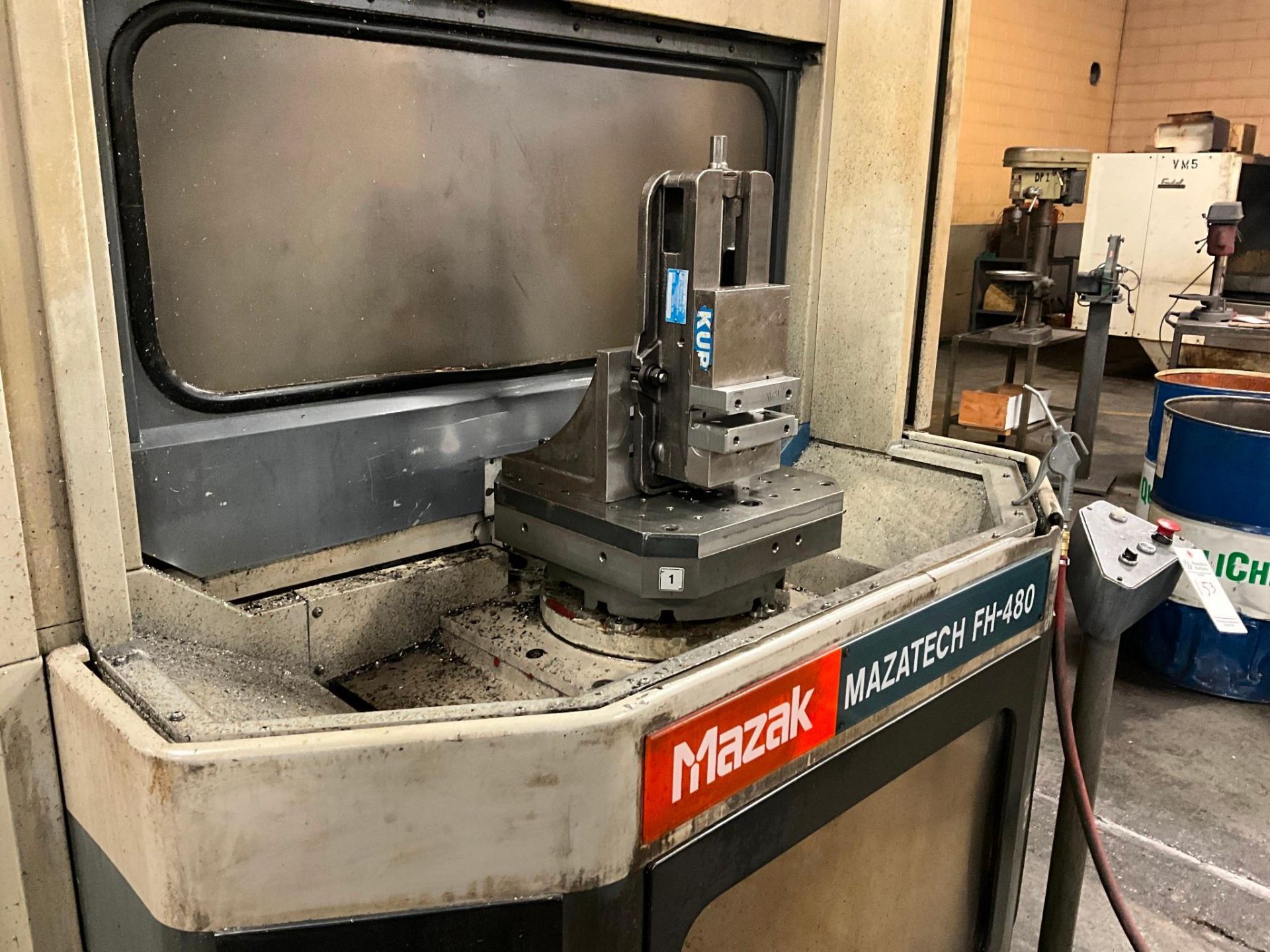 MAZAK MAZATECH FH-480X HORIZONTAL MACHINING CENTER, 1996 - Image 5 of 19