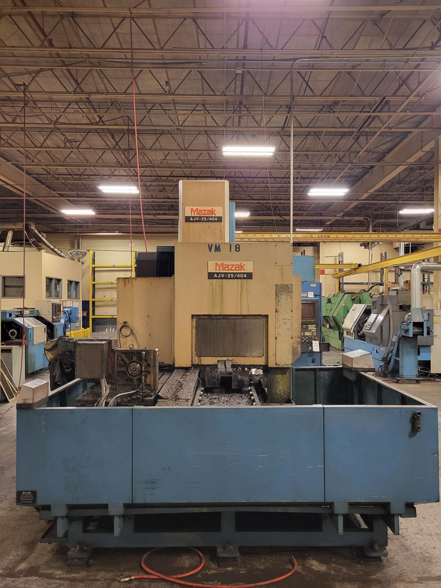 MAZAK AJV-25/404 VERTICAL MACHINING CENTER W/ 4TH AXIS, 1991 - Image 3 of 20