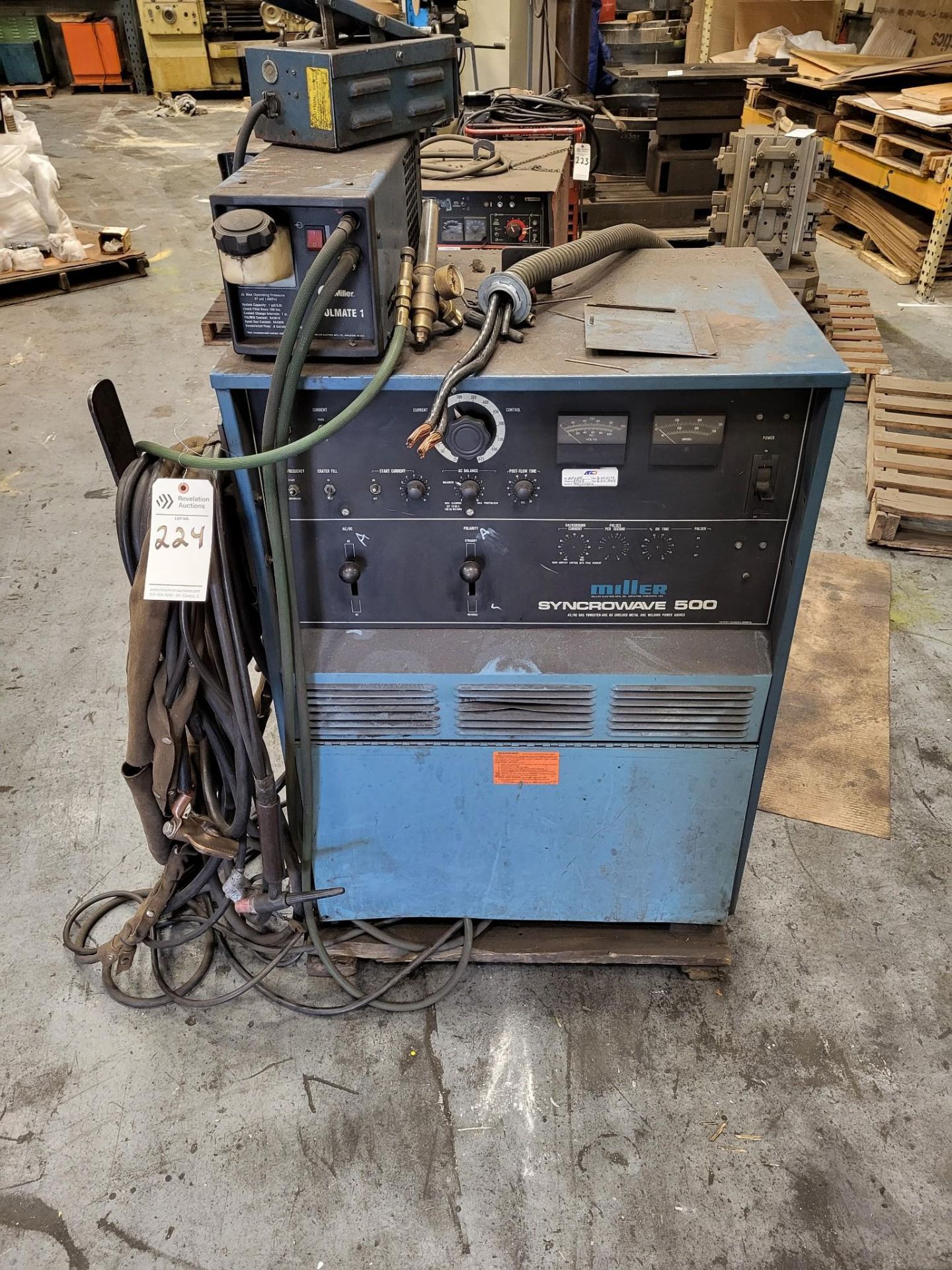 MILLER SYNCROWAVE 500 AC/DC TIG WELDING MACHINE