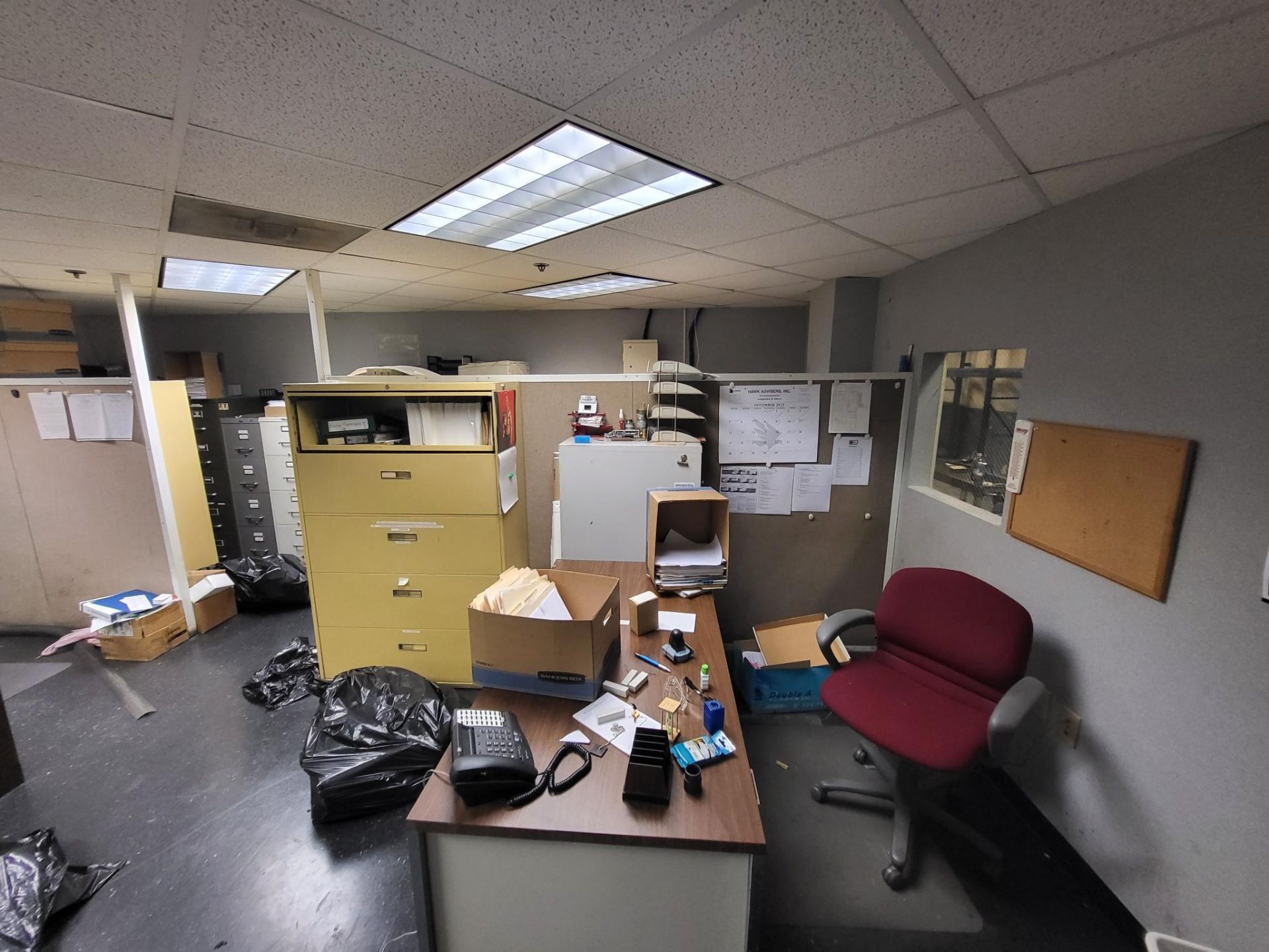 OFFICE EQUIPMENT - FILING CABINETS, TABLES, CHAIRS - Image 11 of 18