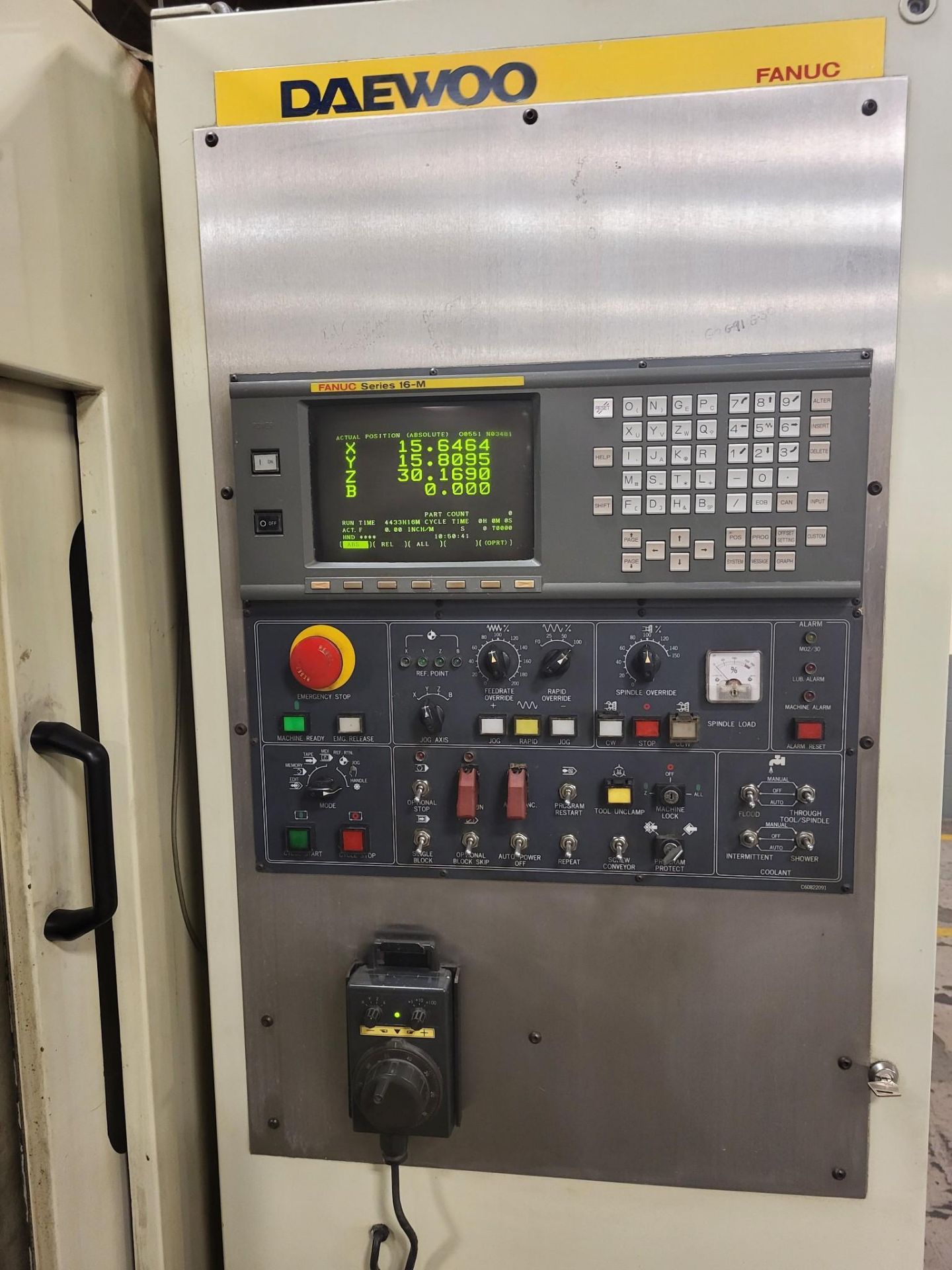 1995 DAEWOO ACE-H50S HORIZONTAL MACHINING CENTER - Image 16 of 23