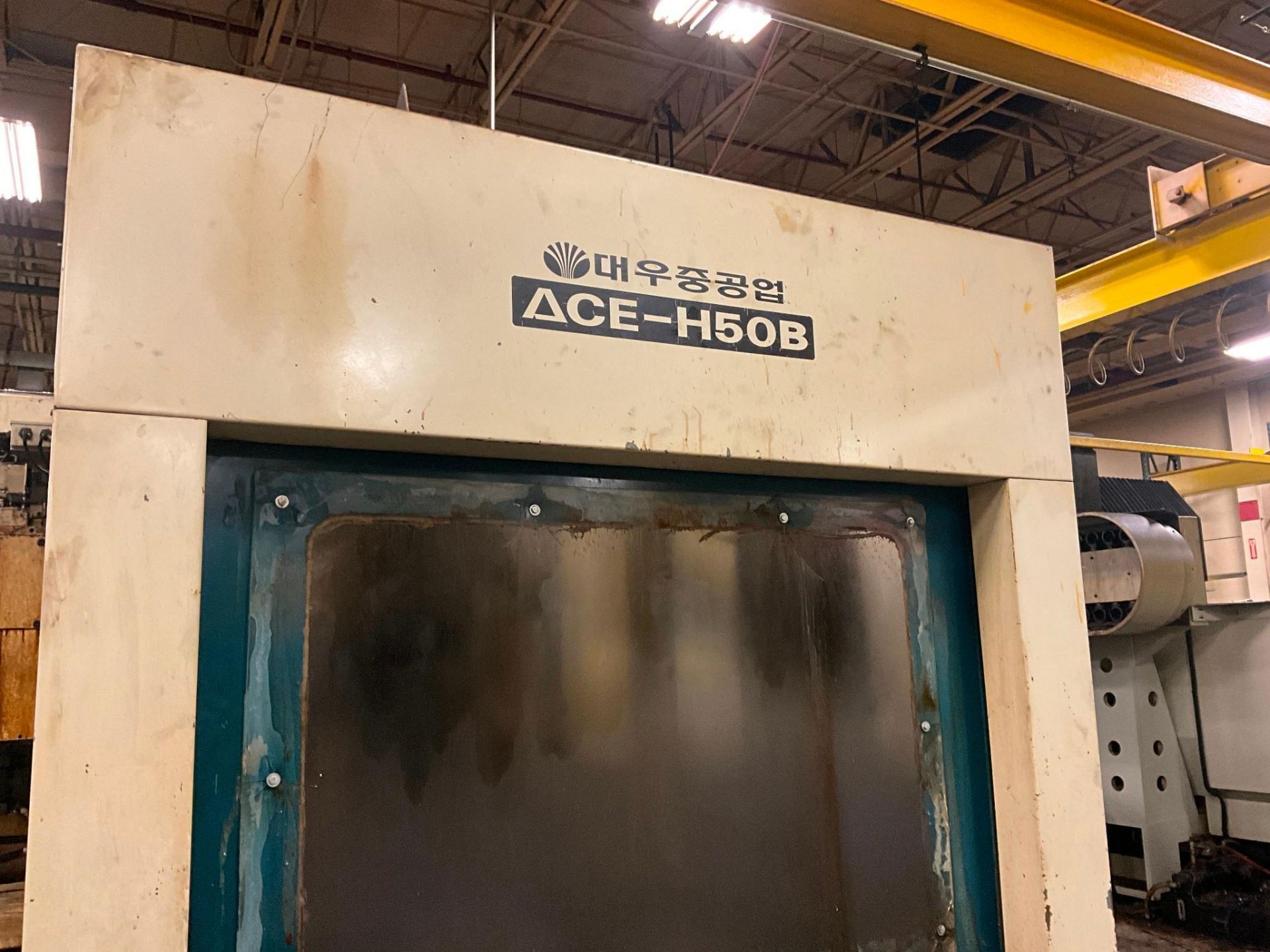 DAEWOO ACE-H50B HORIZONTAL MACHINING CENTER W/ FANUC 15-M CONTROL - Image 4 of 25