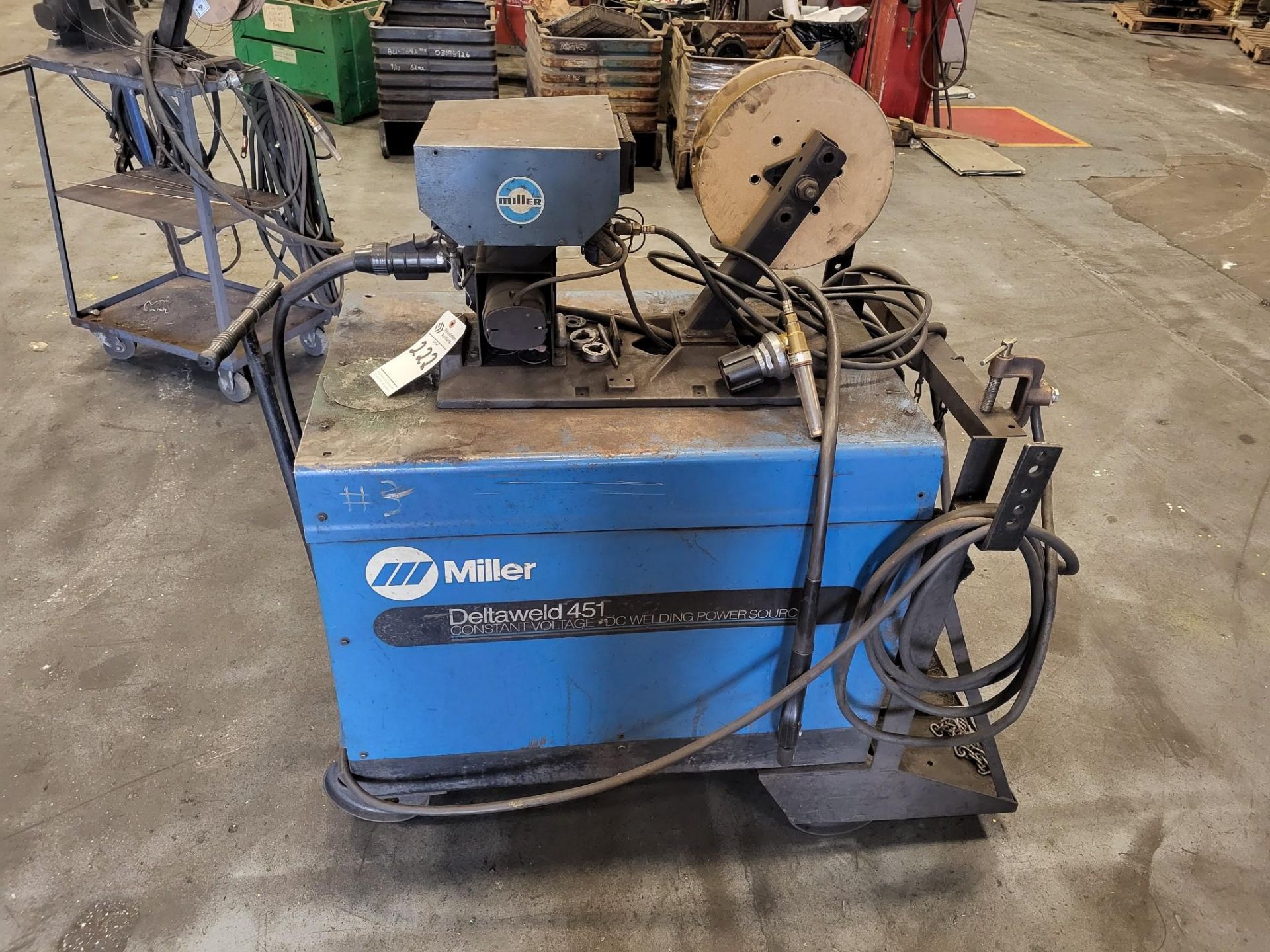 MILLER DELTAWELD 451 CONSTANT VOLTAGE DC WELDING POWER SOURCE