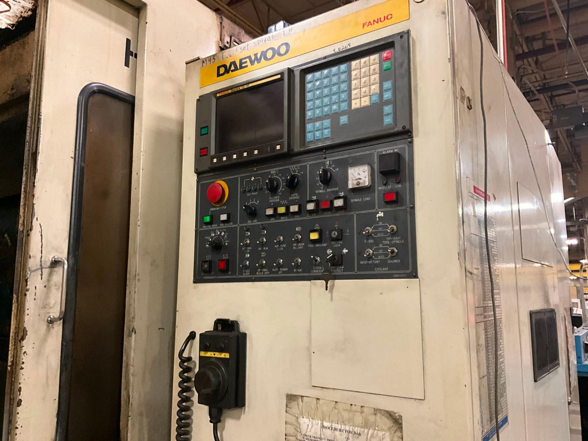 DAEWOO ACE-H50B HORIZONTAL MACHINING CENTER W/ FANUC 15-M CONTROL - Image 2 of 25