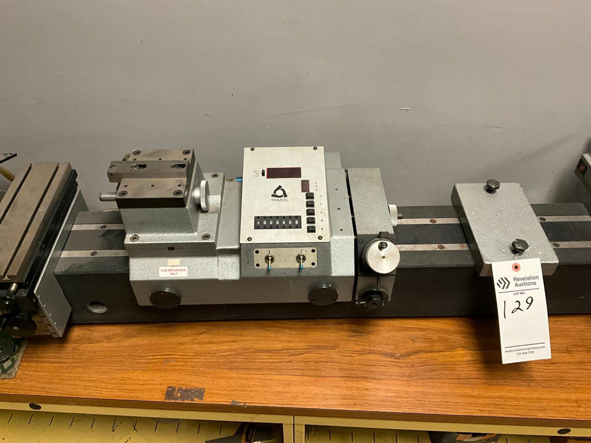 TRIMOS HORIZONTAL MEASURING MACHINE WITH ELECTRIC DIGITAL READ-OUT TEL - Image 3 of 14