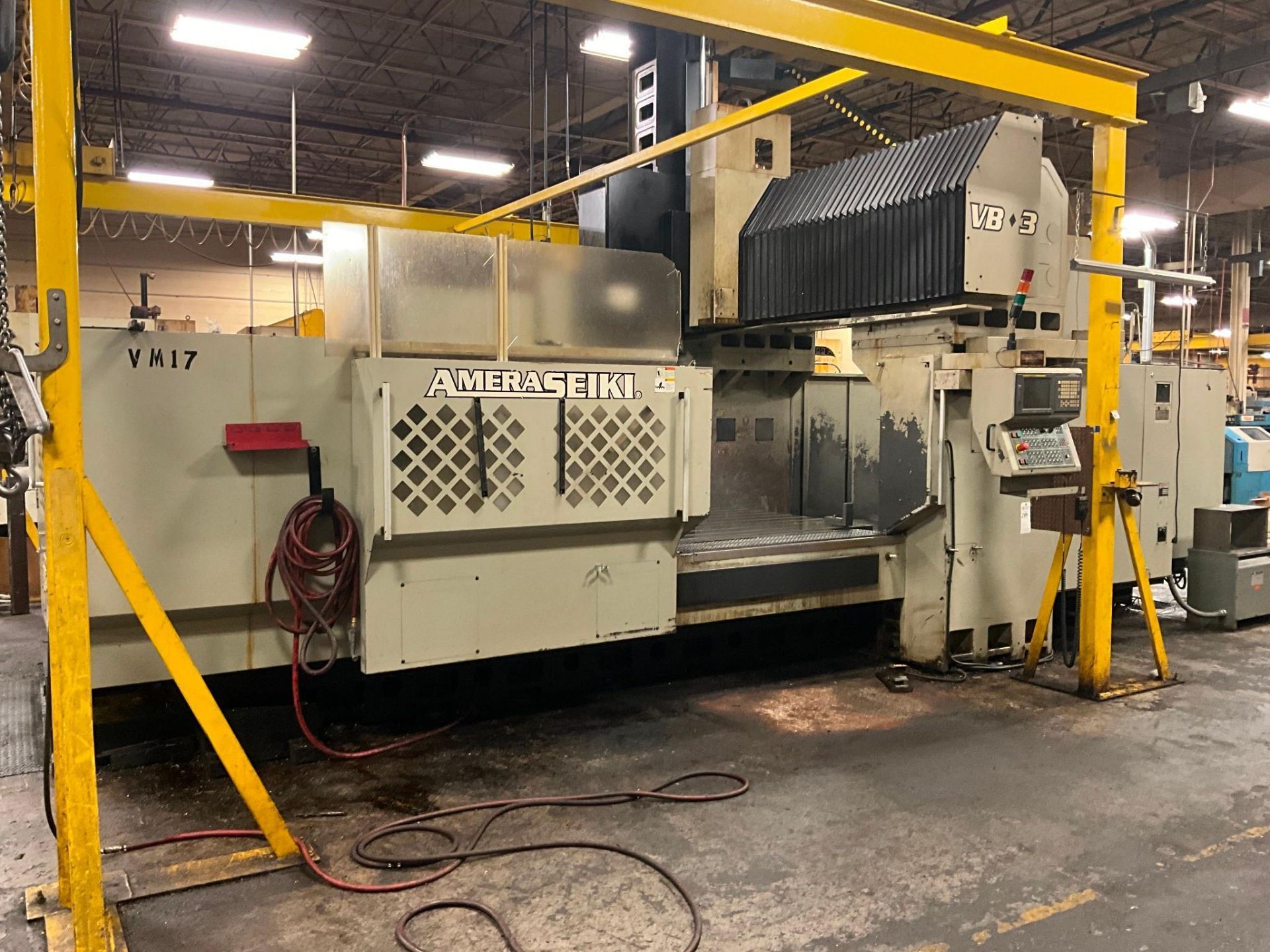 AMERA SEIKI VB-3 BRIDGE MILL W/ FANUC 21I-MB CONTROL (126" X 65" TABLE)