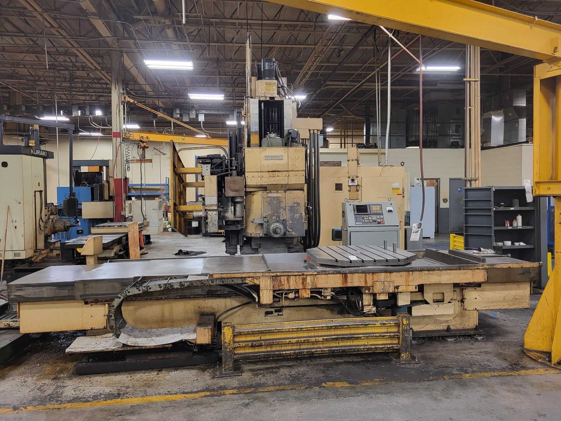 CINCINNATI MILACRON HORIZONTAL BORING MILL WITH UPGRADED FANUC CONTROL