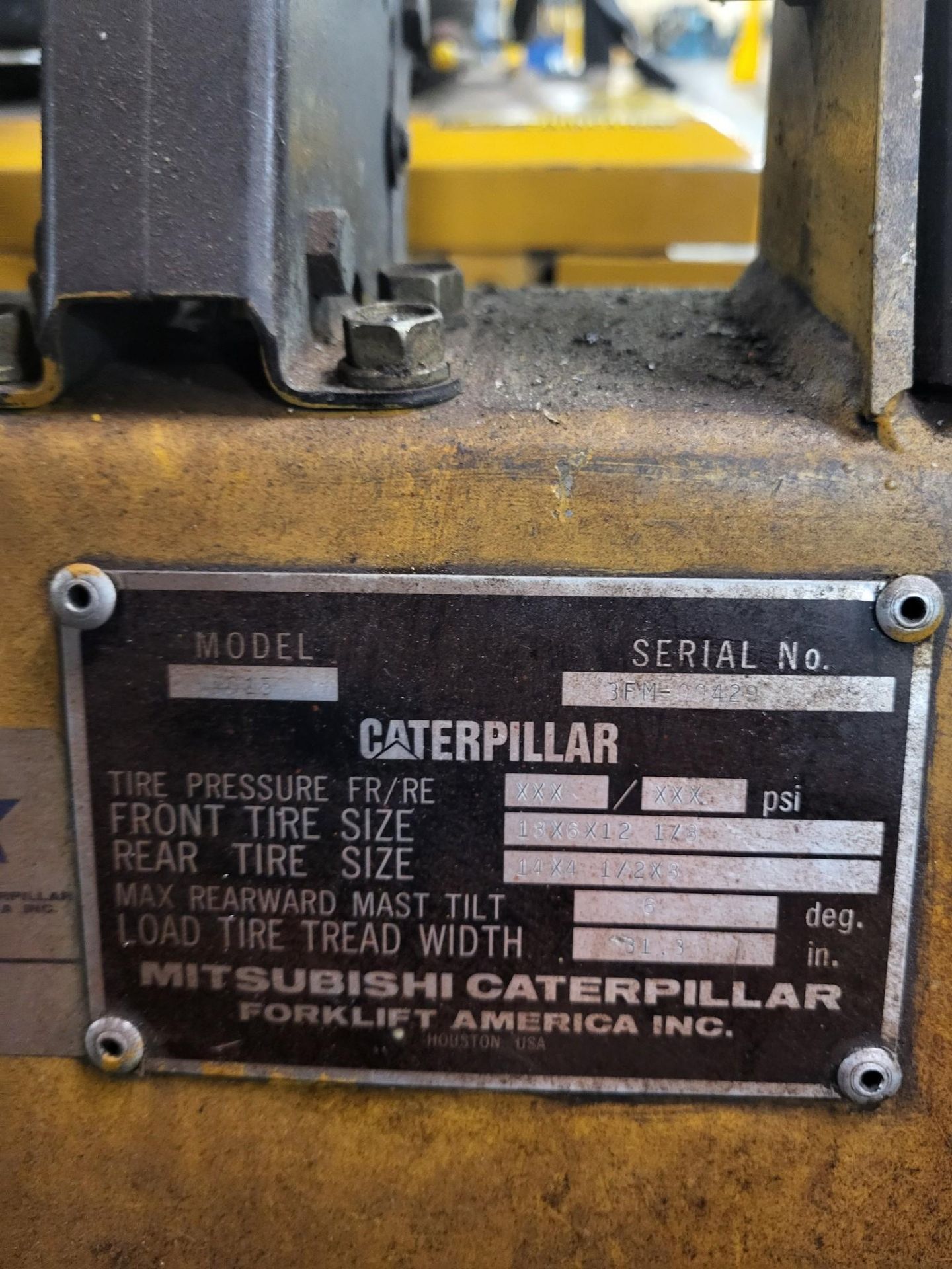 CATERPILLAR EC-15 ELECTRIC FORKLIFT - Image 5 of 9