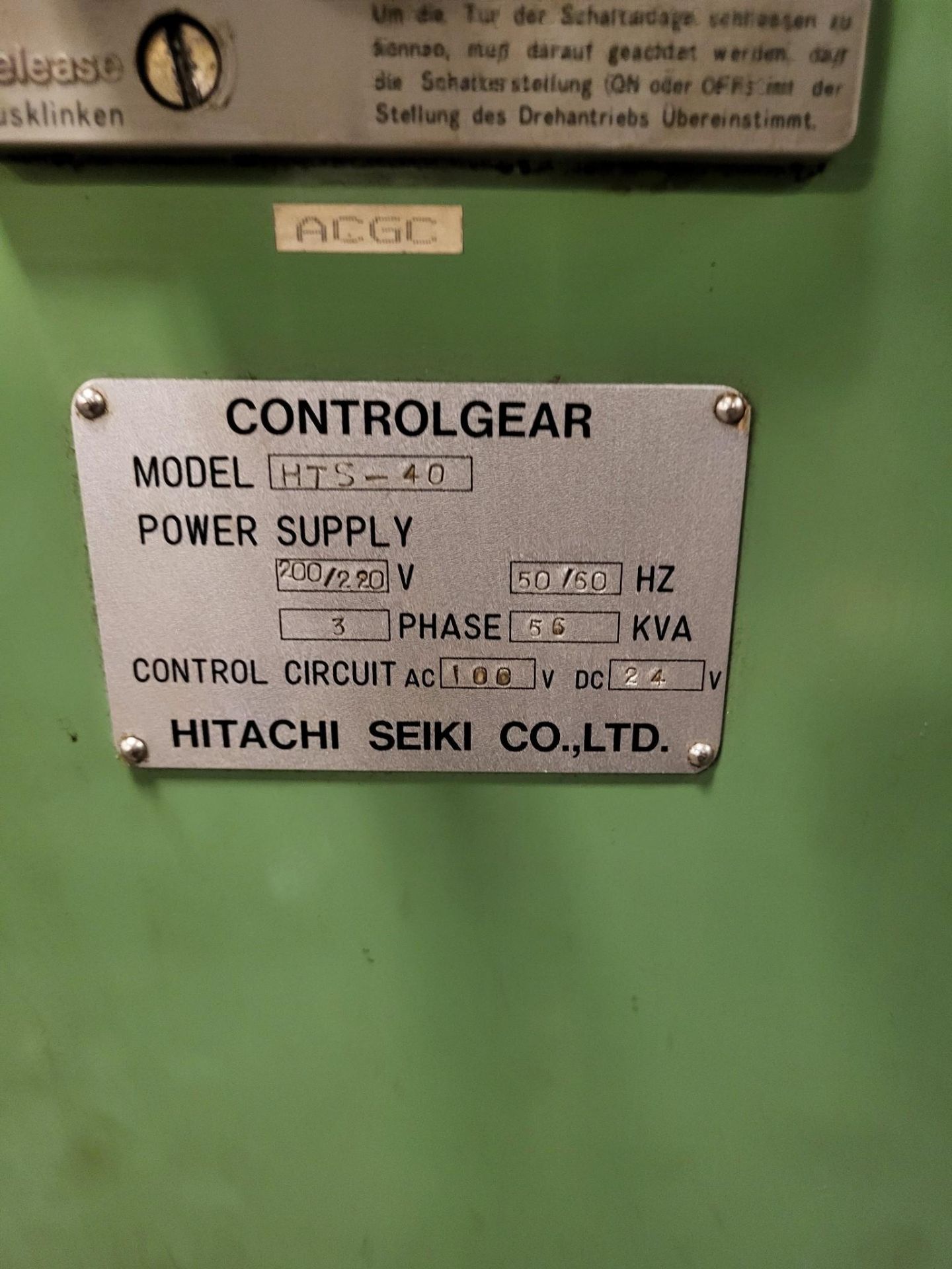 HITACHI SEIKI HT40S CNC LATHE - Image 12 of 17