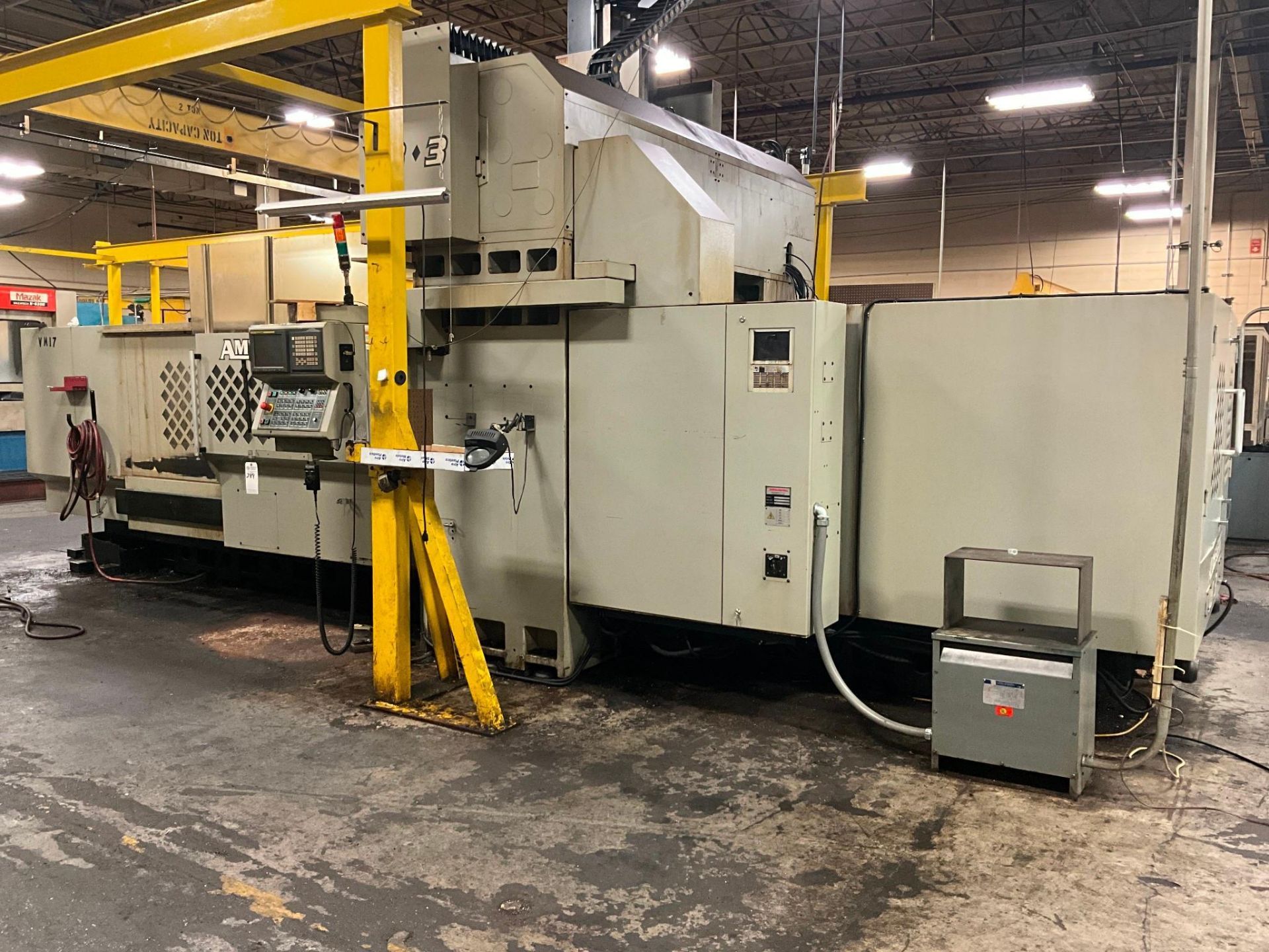 AMERA SEIKI VB-3 BRIDGE MILL W/ FANUC 21I-MB CONTROL (126" X 65" TABLE) - Image 11 of 27