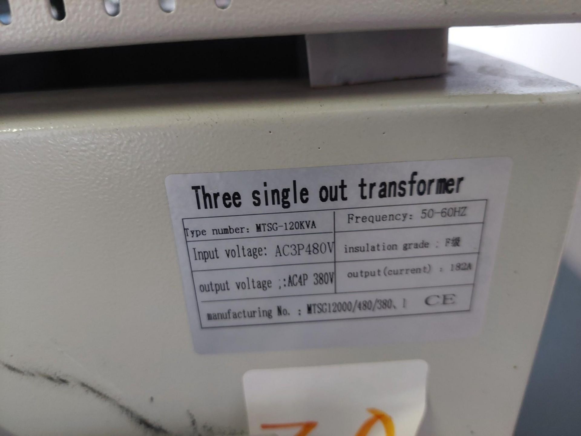 MTSG-120KVA TRANSFORMER - Image 10 of 12