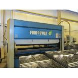 73T X 8' FINN-POWER E-SERIES 65-2550 ELECTRIC PRESS BRAKE, 2005 4 AXIS BACKGAUGE (HAS KNOWN ISSUES)