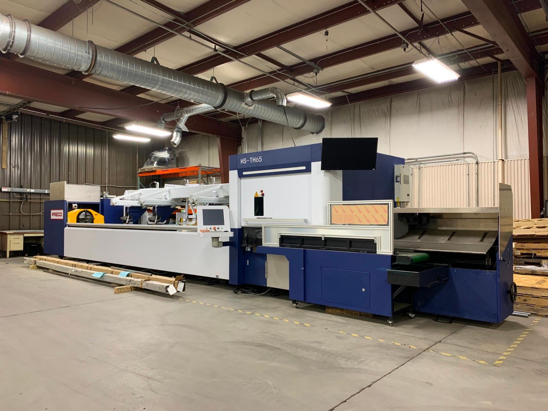 1000 WATT HSG TH65 CNC FIBER TUBE LASER, 2018 - 21.3' MATERIAL LENGTH, DEMO UNIT, AUTO FEED - Image 2 of 5