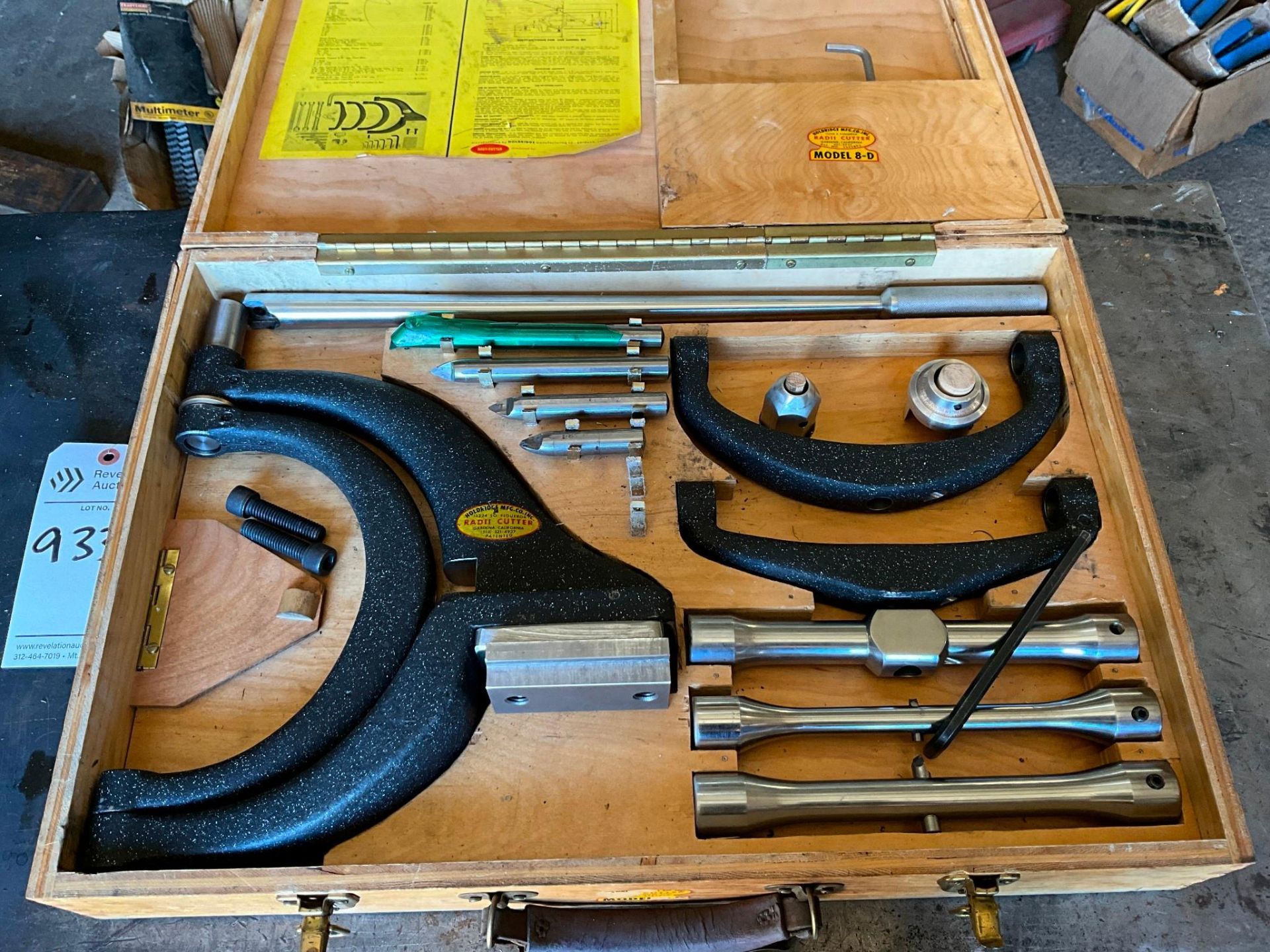 HOLDRIDGE RADII RADIUS CUTTER TOOL FOR LATHE Item Location - Lebanon ...