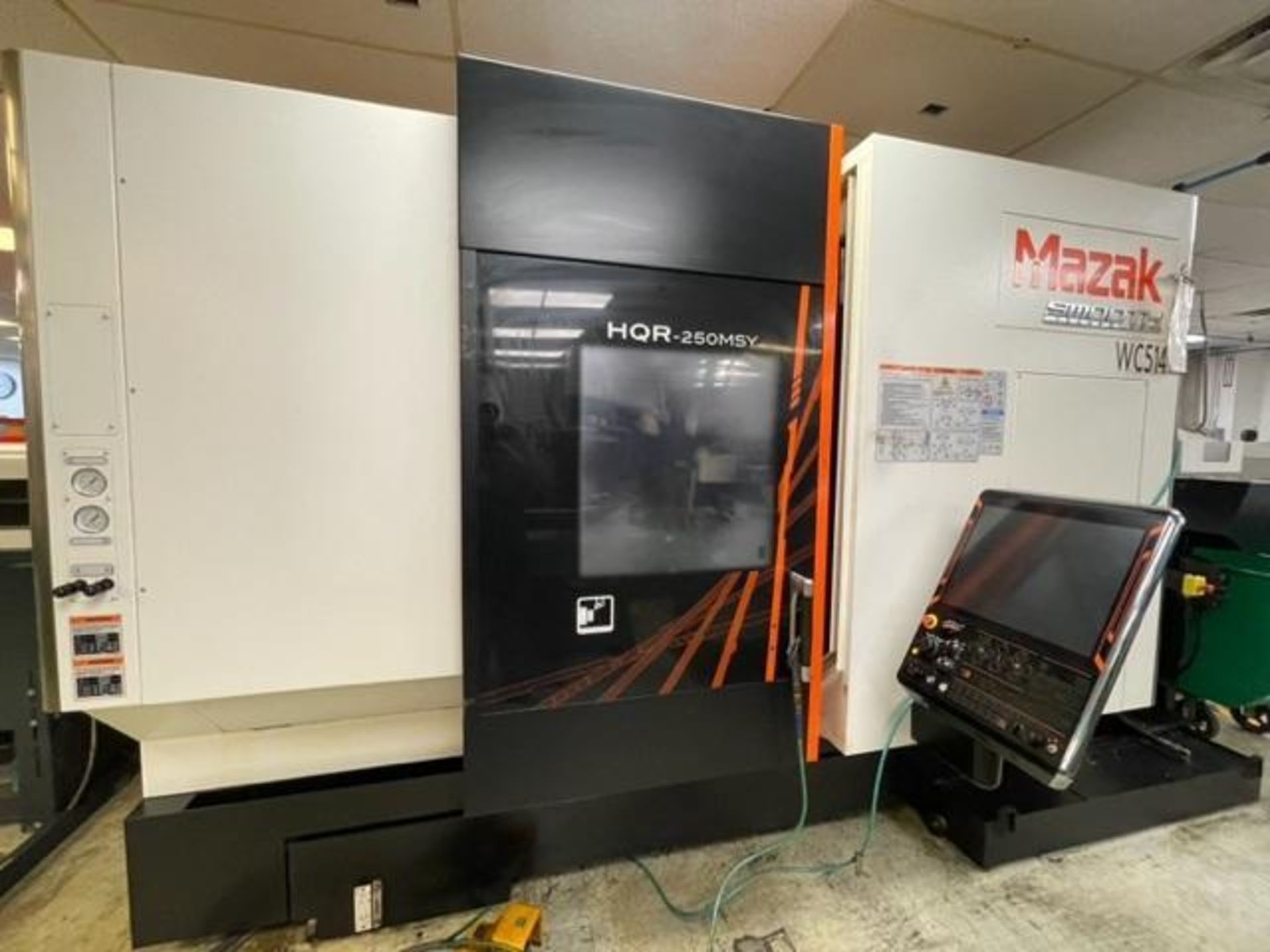 2019 MAZAK HQR-250MSY DUAL SPINDLE, DUAL TURRET CNC TURNING CENTER, WITH BAR FEEDER
