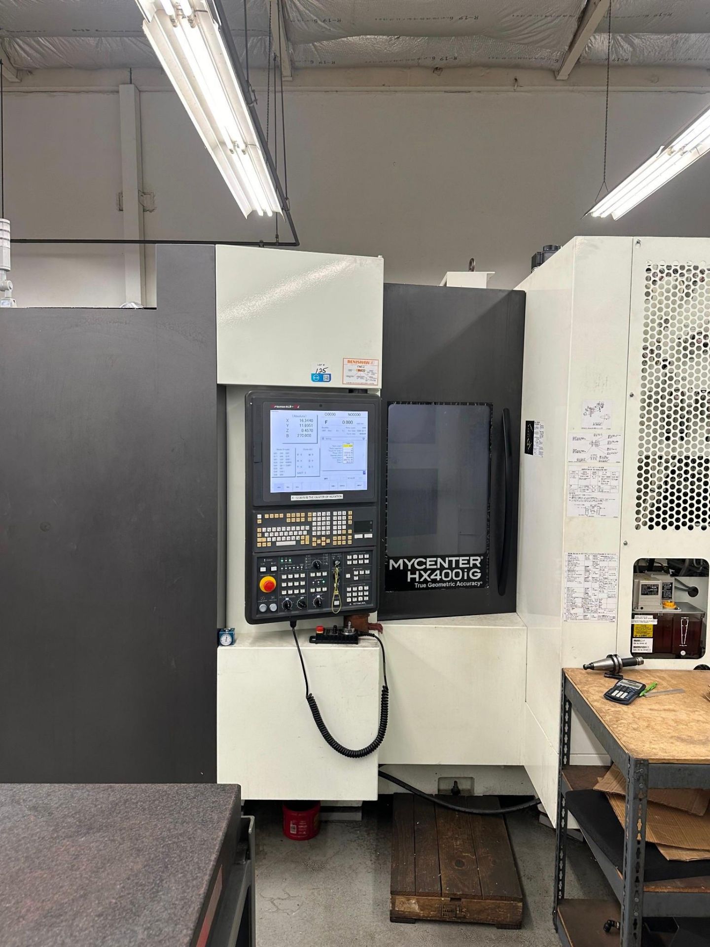 KITAMURA MYCENTER HX400IG HMC, 2018 - FULL 4TH AXIS, CTS, LINEAR SCALES - Image 9 of 17