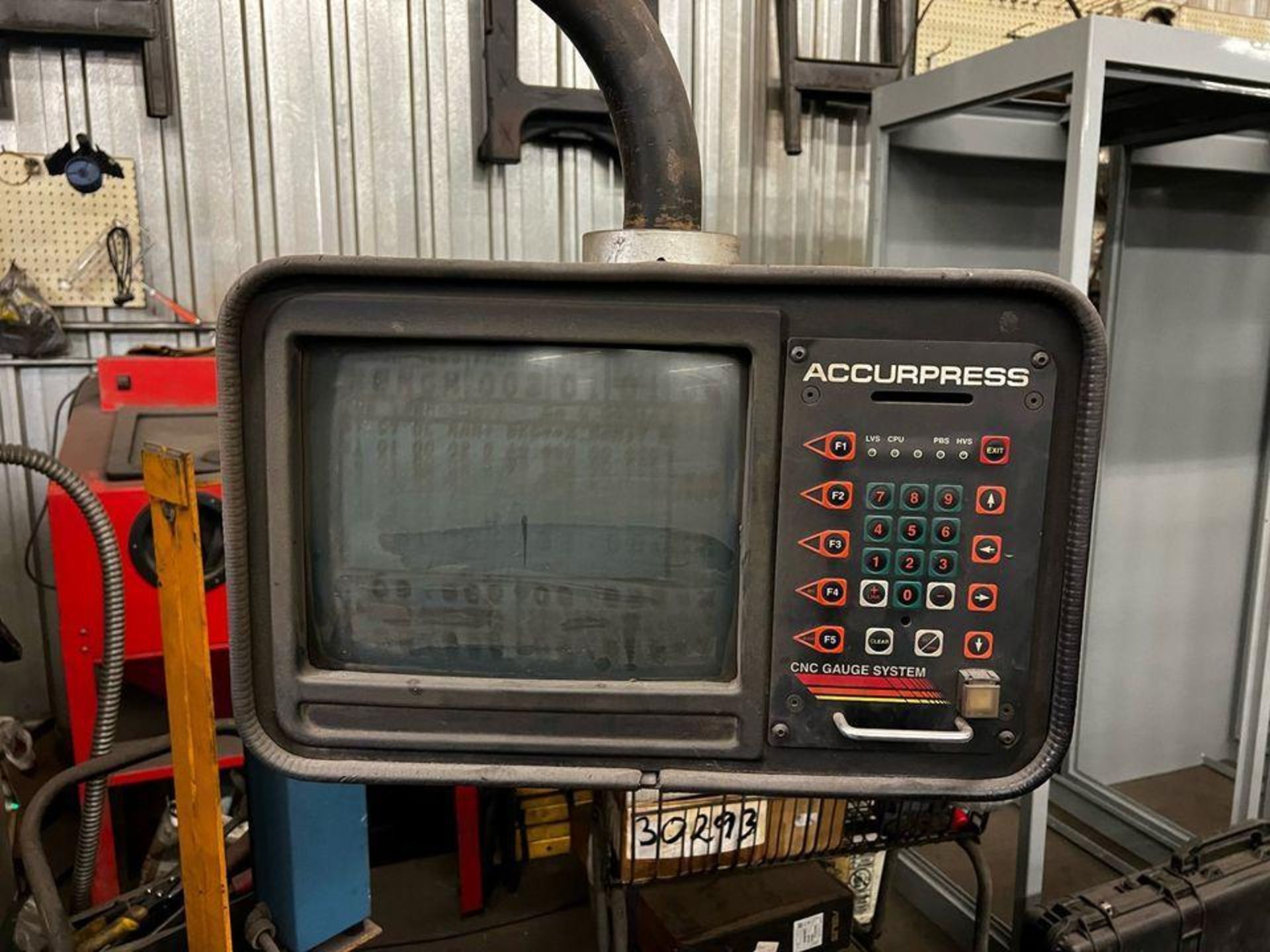 175 TON X 12′ ACCURPRESS 717512, 1990 – CNC BACKGAUGE AND TOOLING - Image 5 of 17